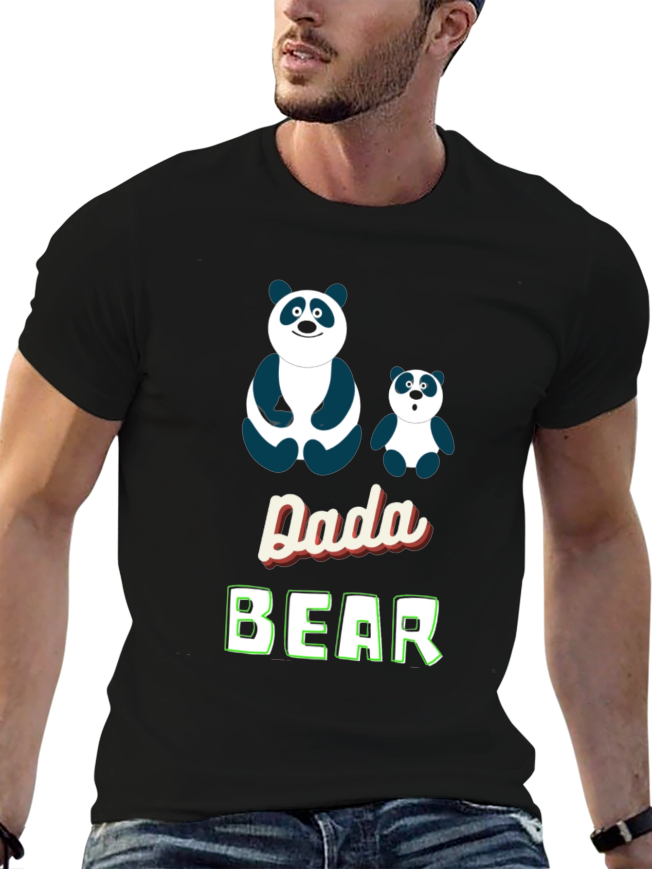 Dad and Child Panda Bear T-Shirt