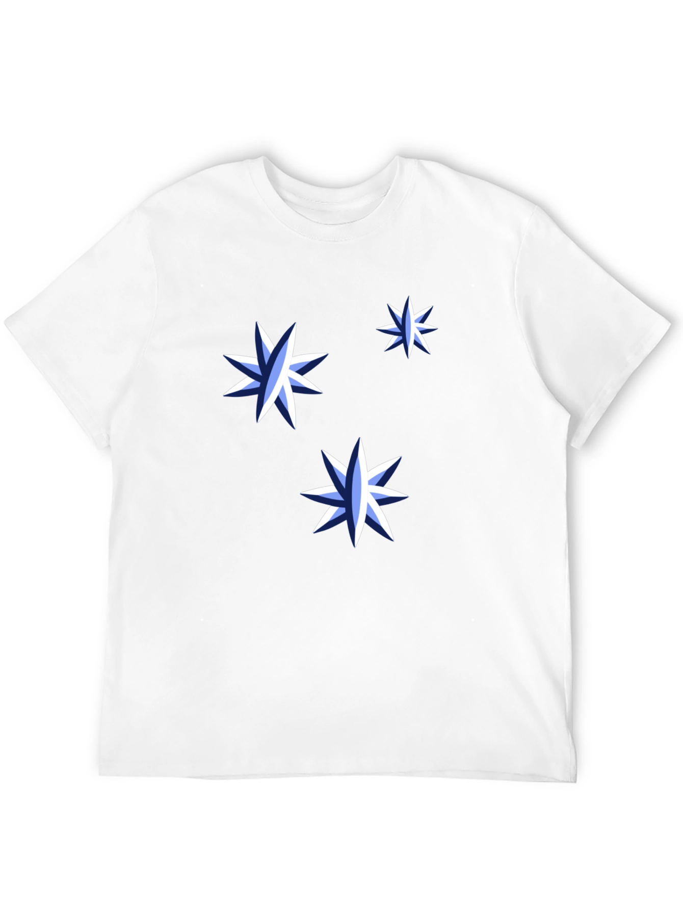 Starry Night Graphic Tee - Black Cotton Shirt