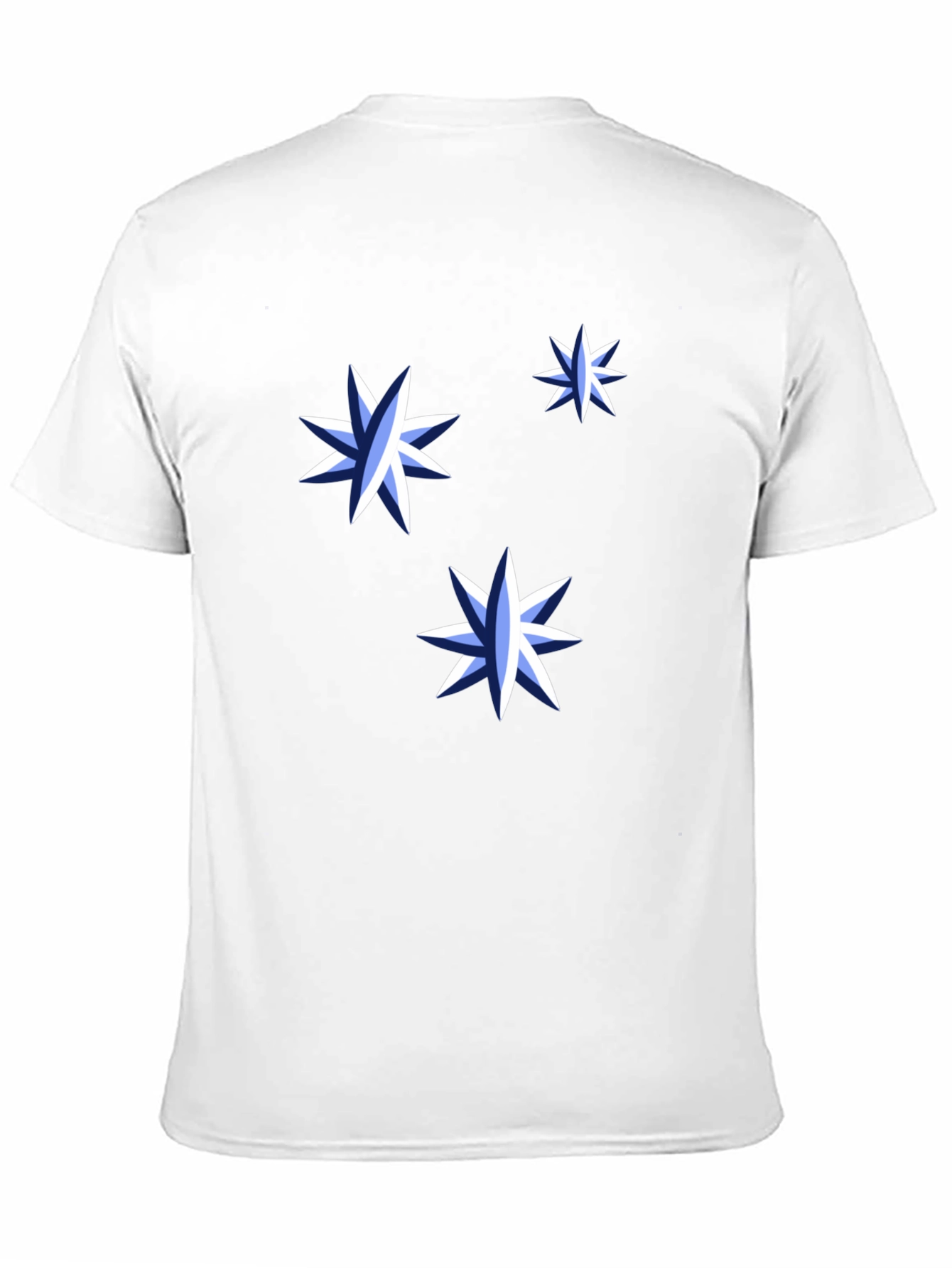 Starry Night Graphic Tee - Black Cotton Shirt