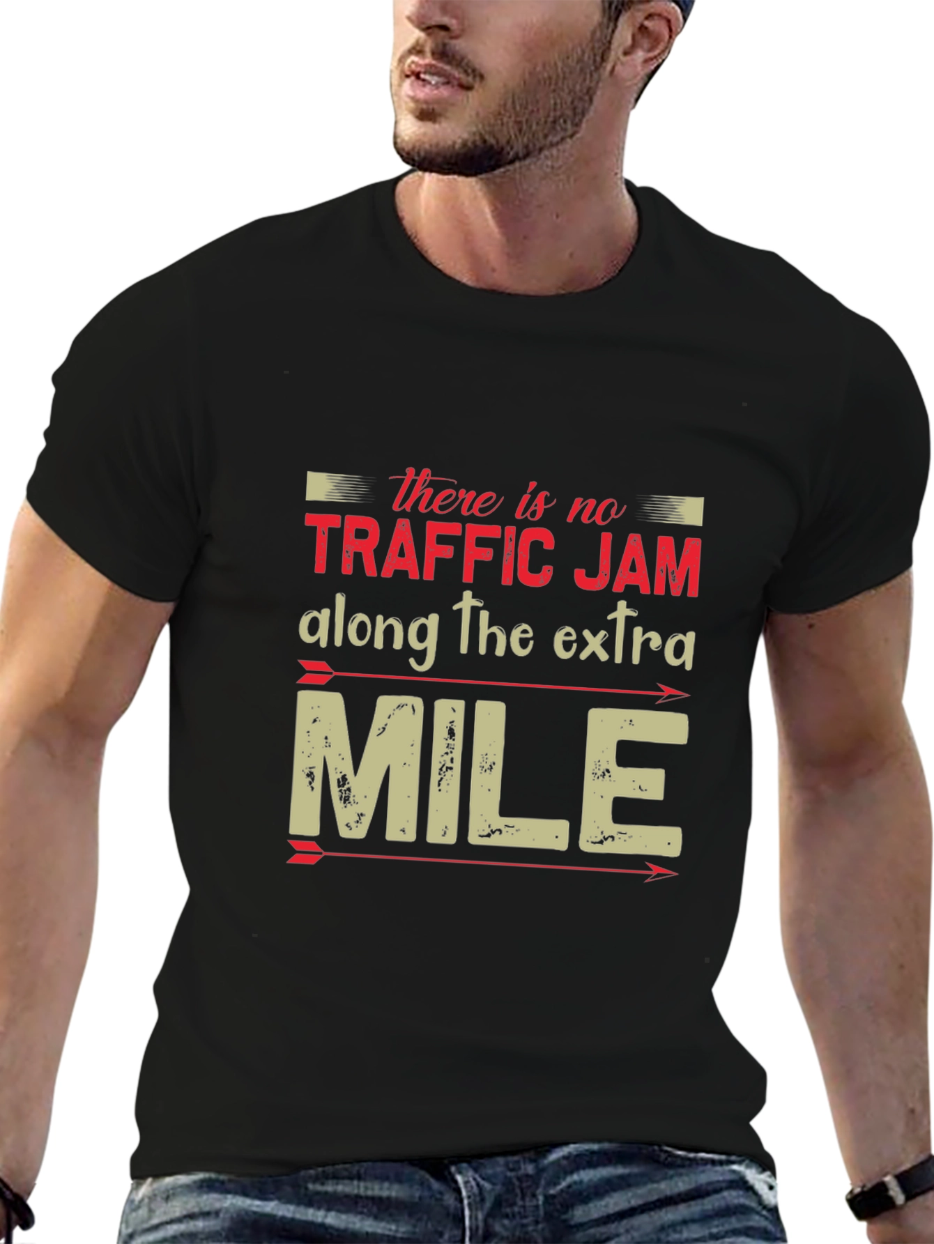 Traffic Jam Extra Mile Graphic Tee