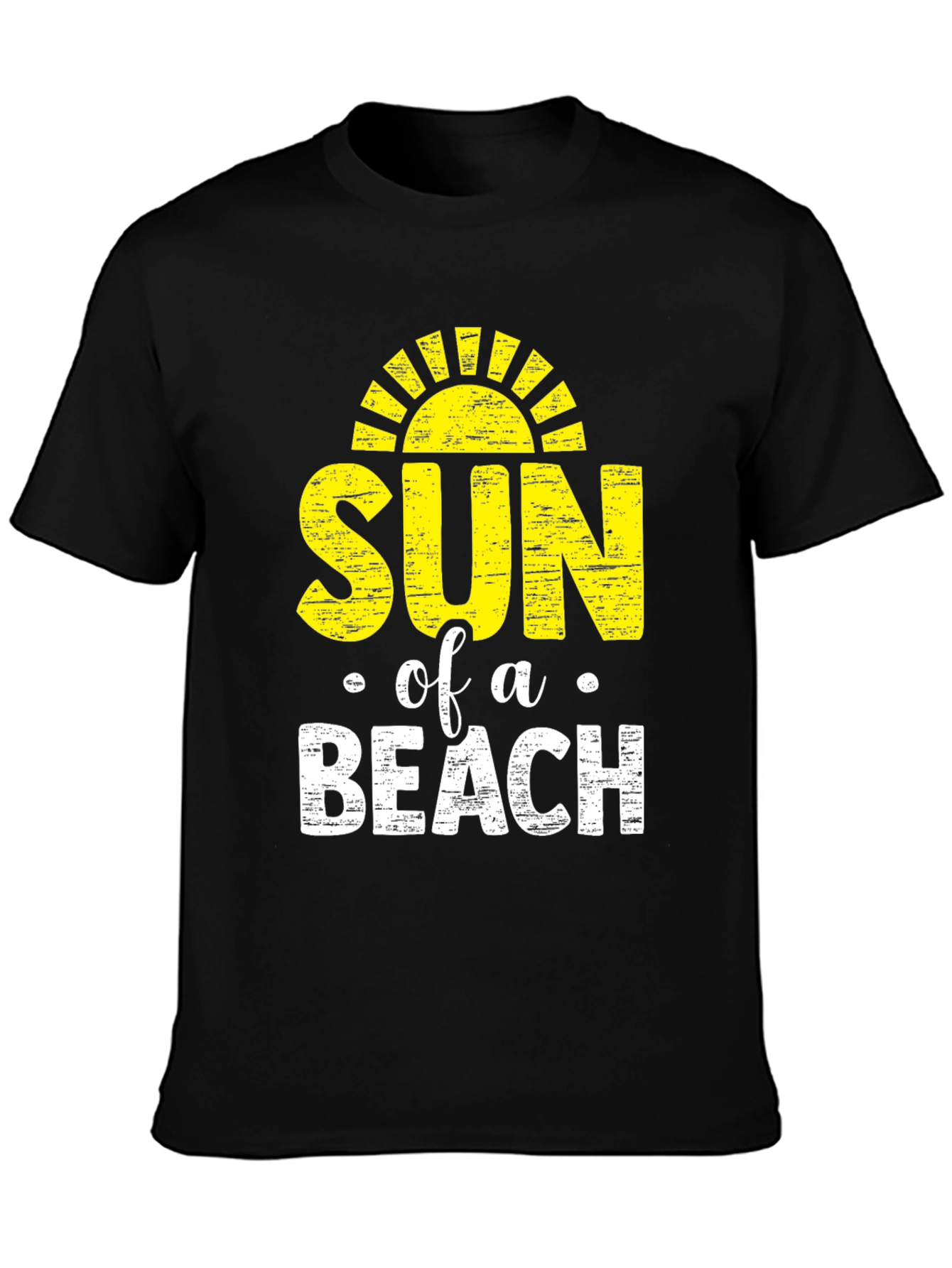 Sun of a Beach Black T-Shirt