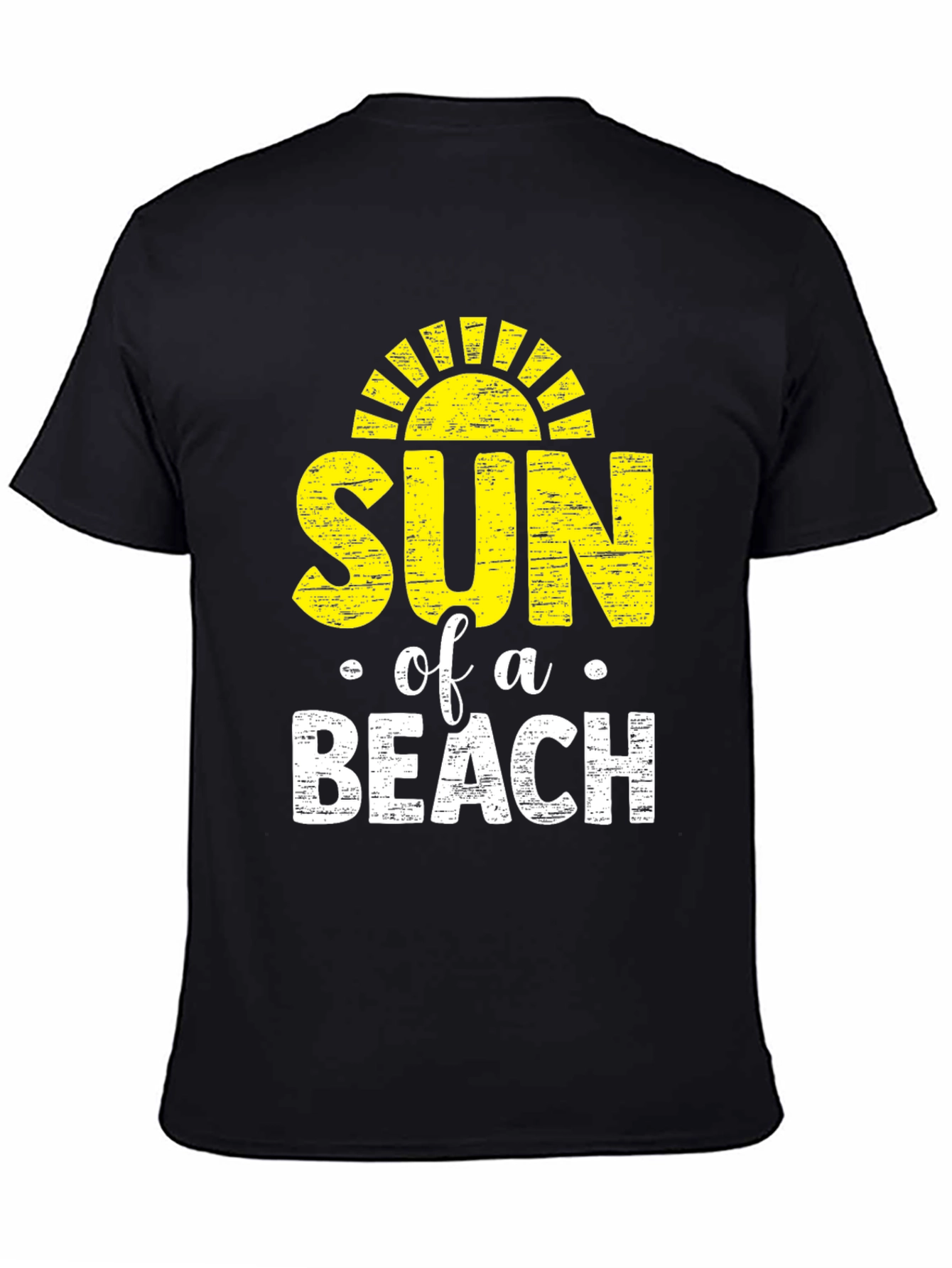Sun of a Beach Black T-Shirt