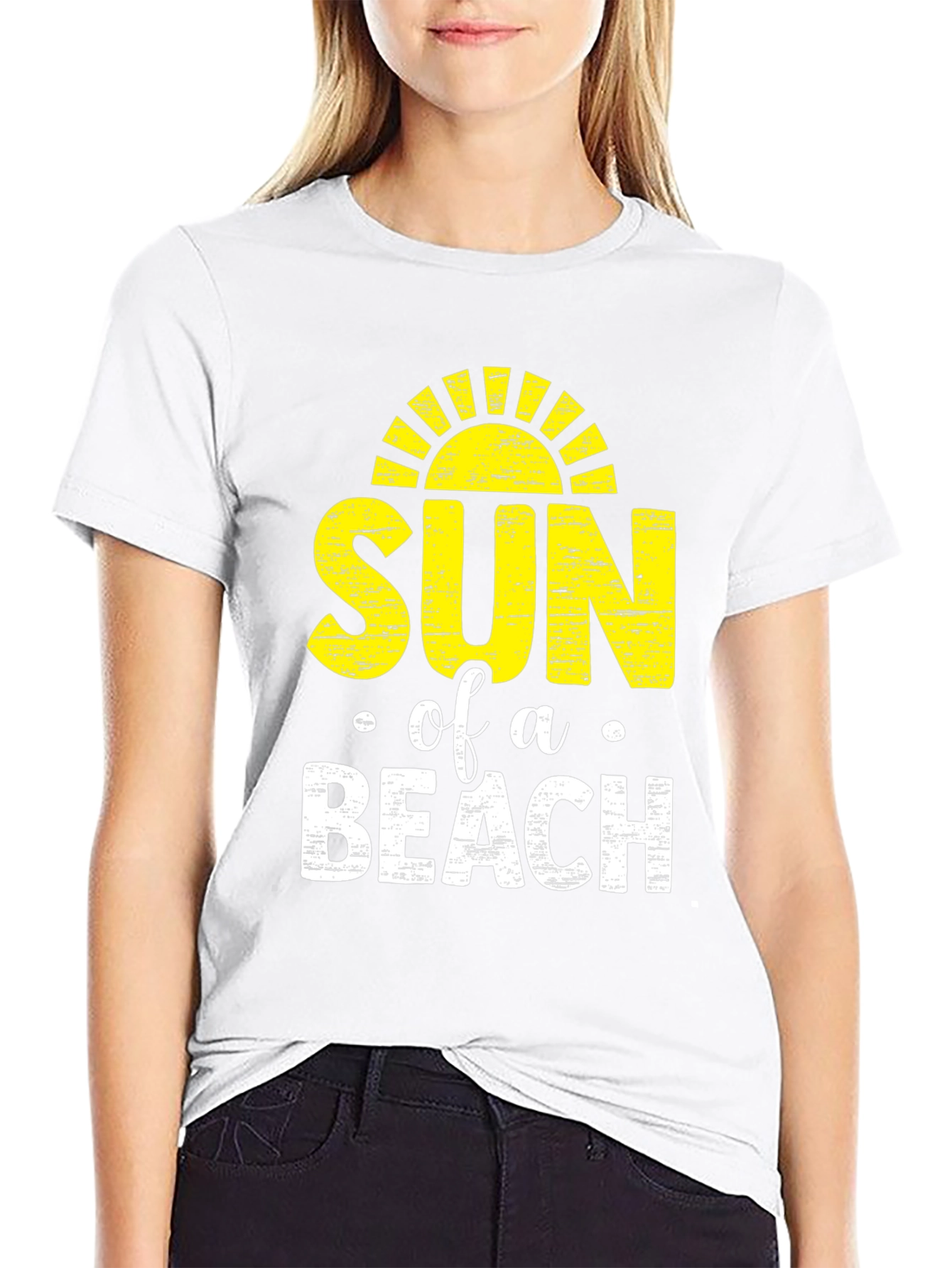 Sun of a Beach Black T-Shirt