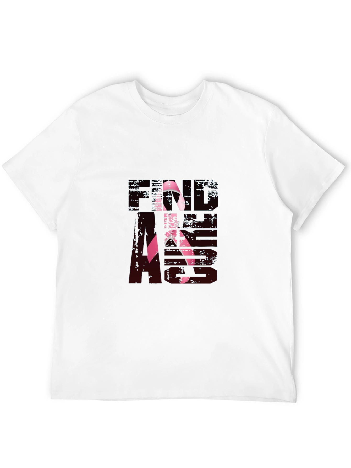 Find The Cure Black Cotton Tee