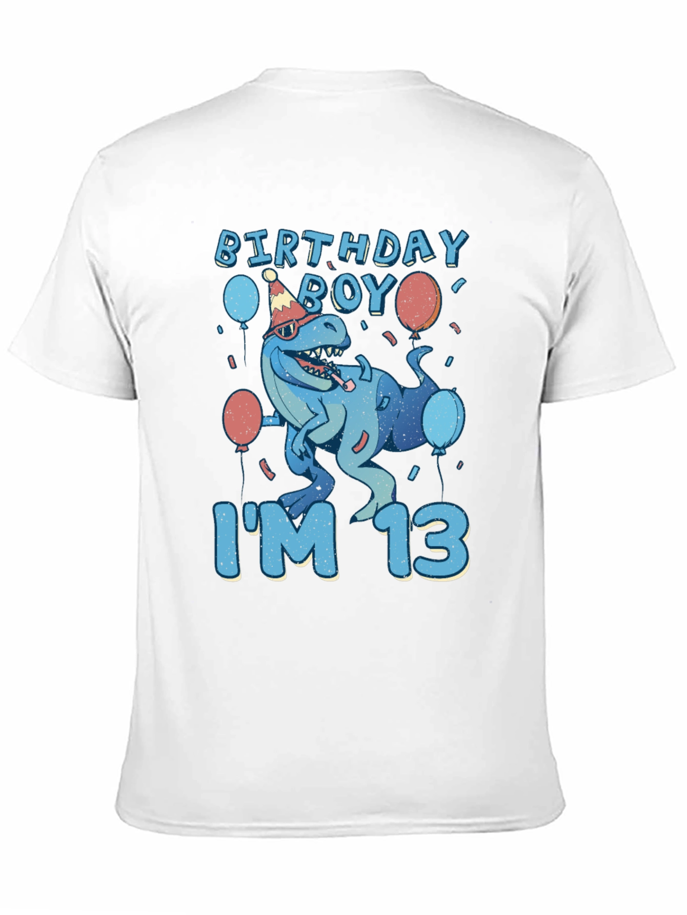Birthday Boy Im 13 T-Rex T-Shirt