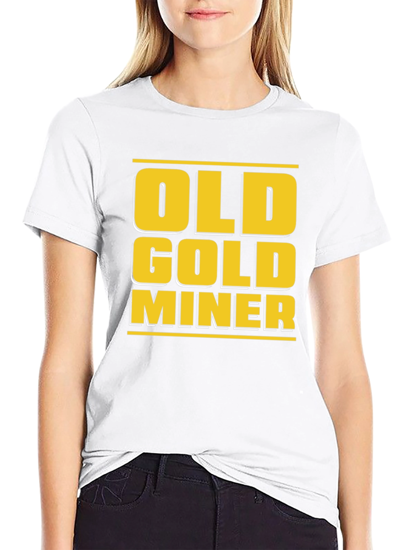 Old Gold Miner T-Shirt - Black