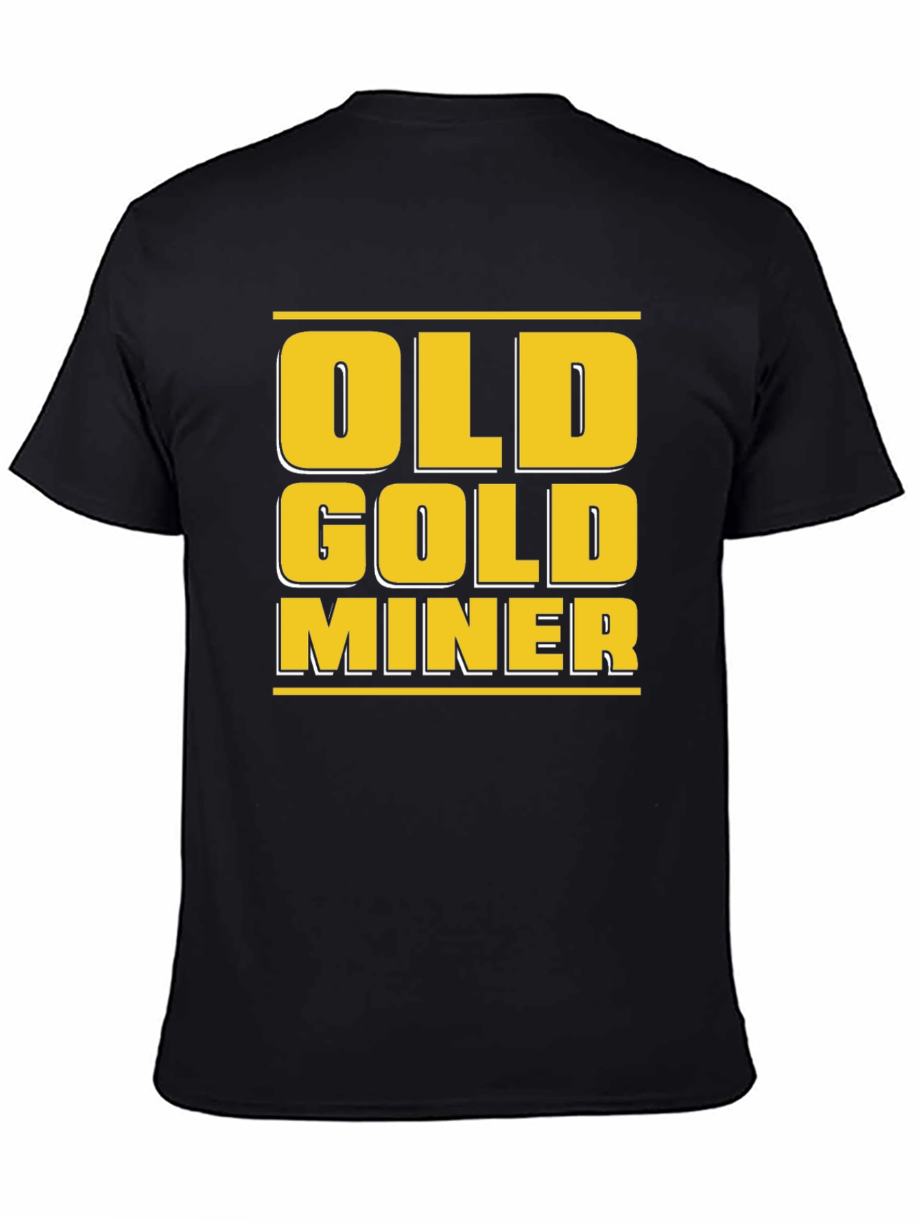 Old Gold Miner T-Shirt - Black
