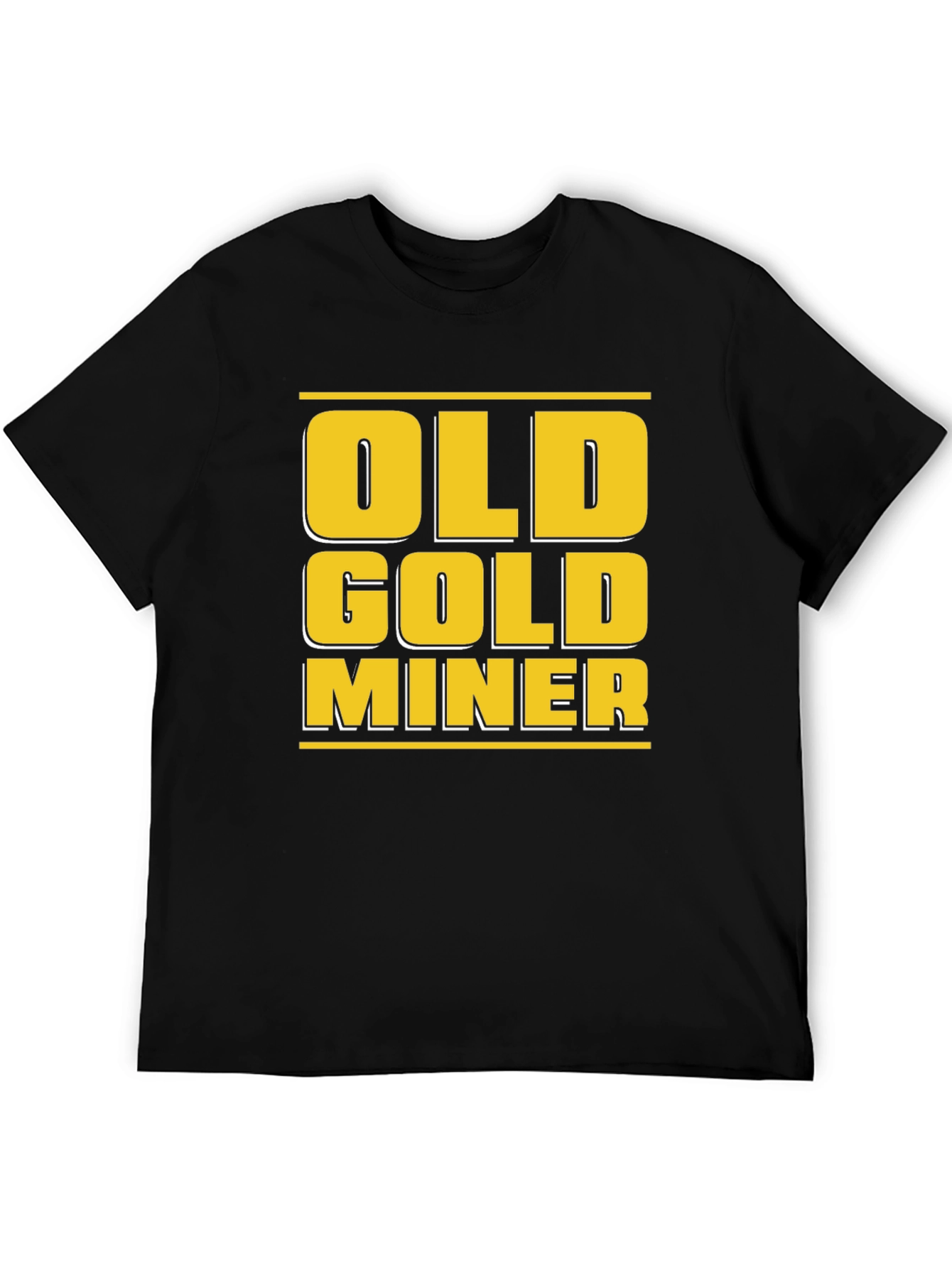 Old Gold Miner T-Shirt - Black