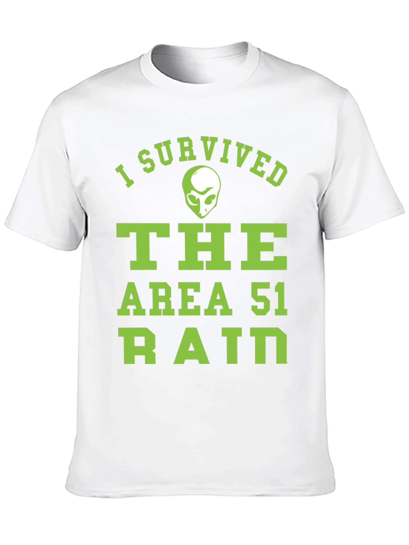I Survived Area 51 Raid Graphic T-Shirt