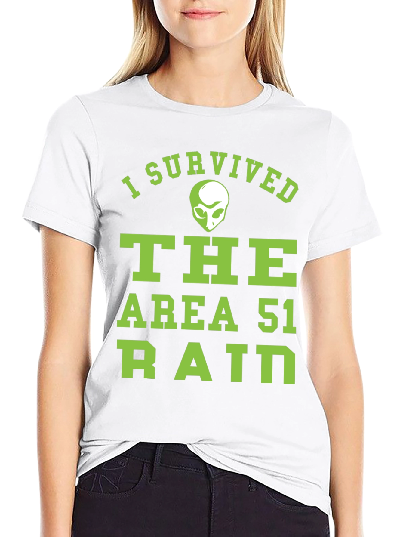 I Survived Area 51 Raid Graphic T-Shirt