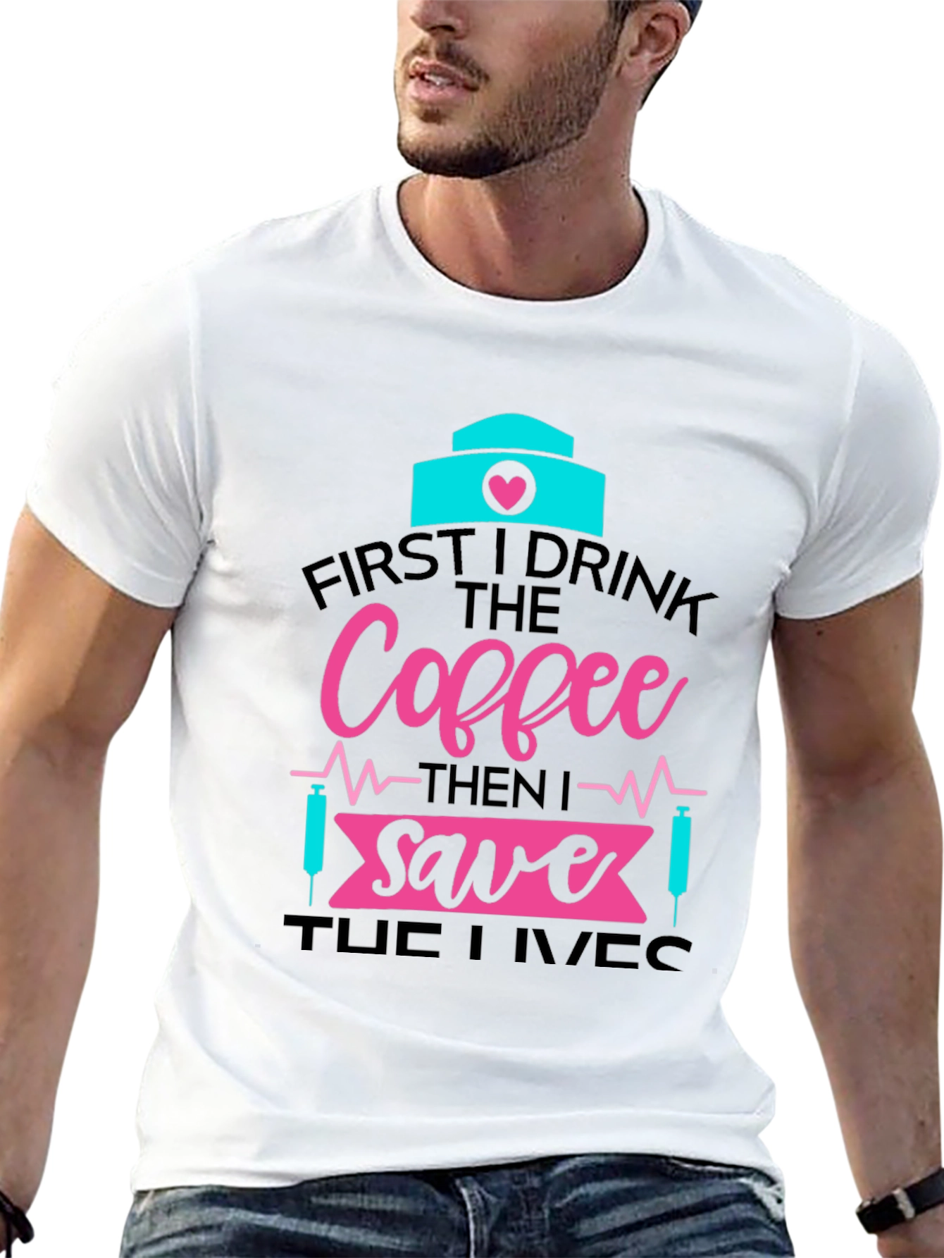 Nurse Coffee Save Lives Graphic Tee
