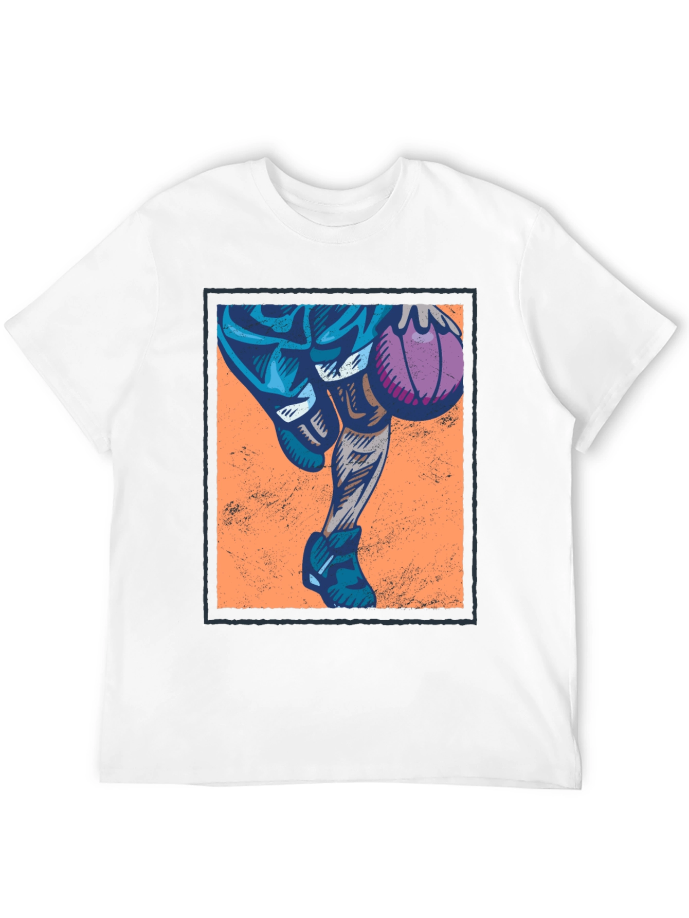 Basketball Graphic T-Shirt - Black