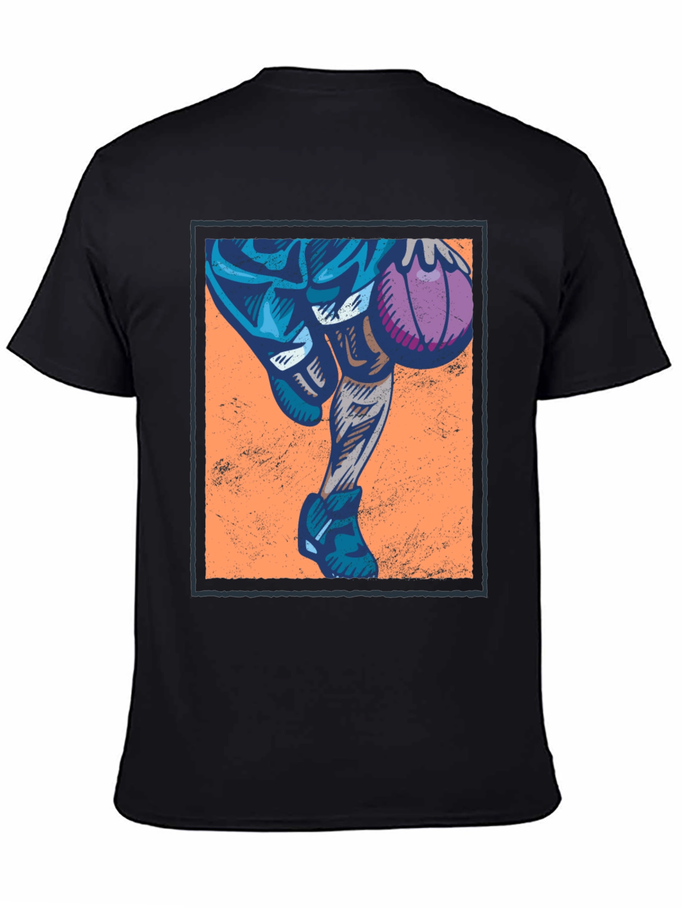 Basketball Graphic T-Shirt - Black