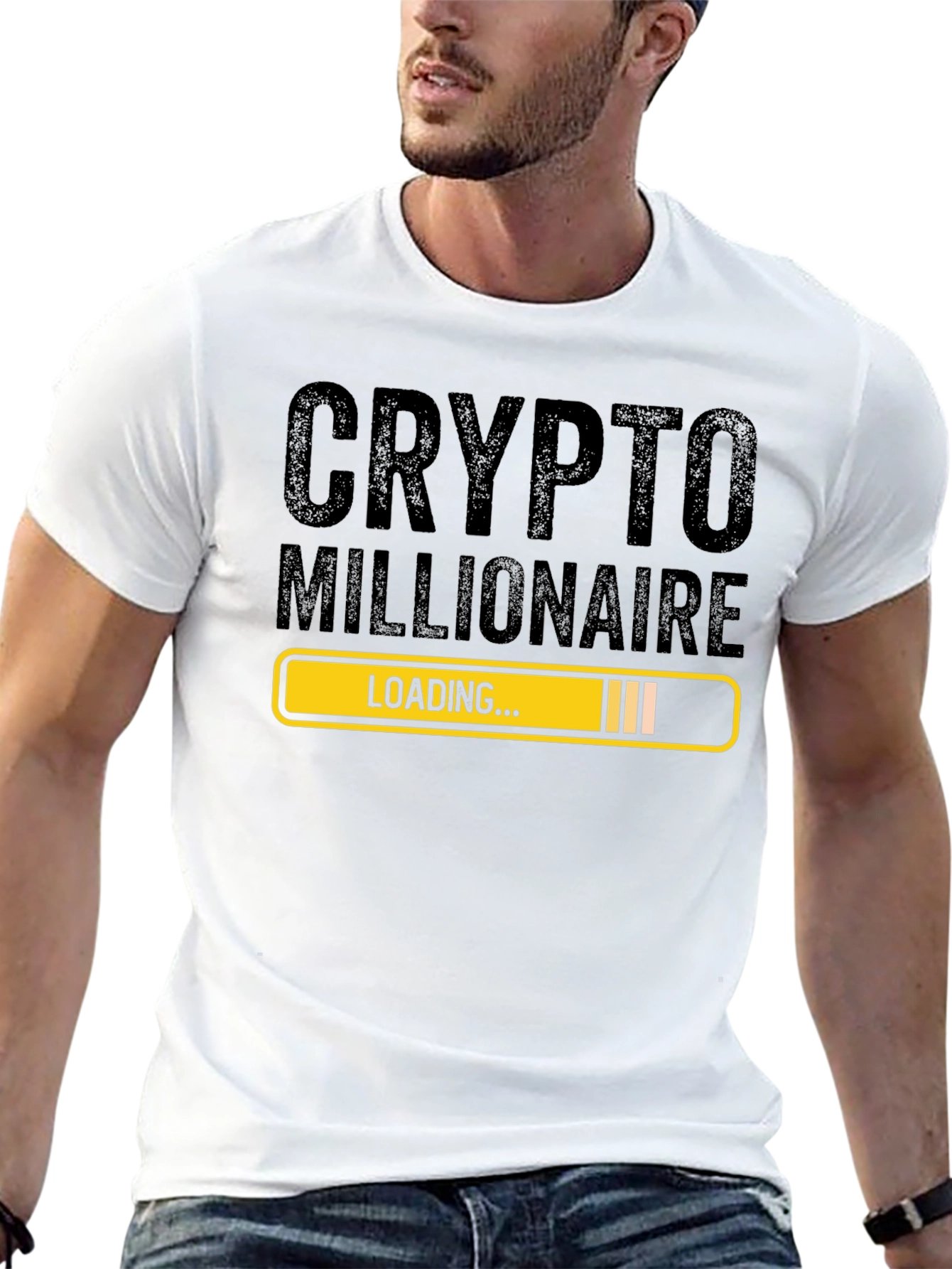 Crypto Millionaire Loading Graphic Tee