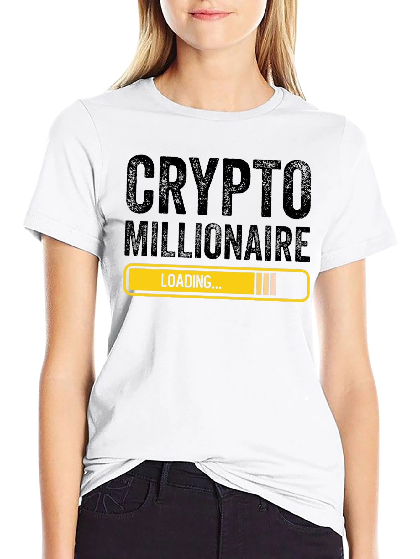 Crypto Millionaire Loading Graphic Tee