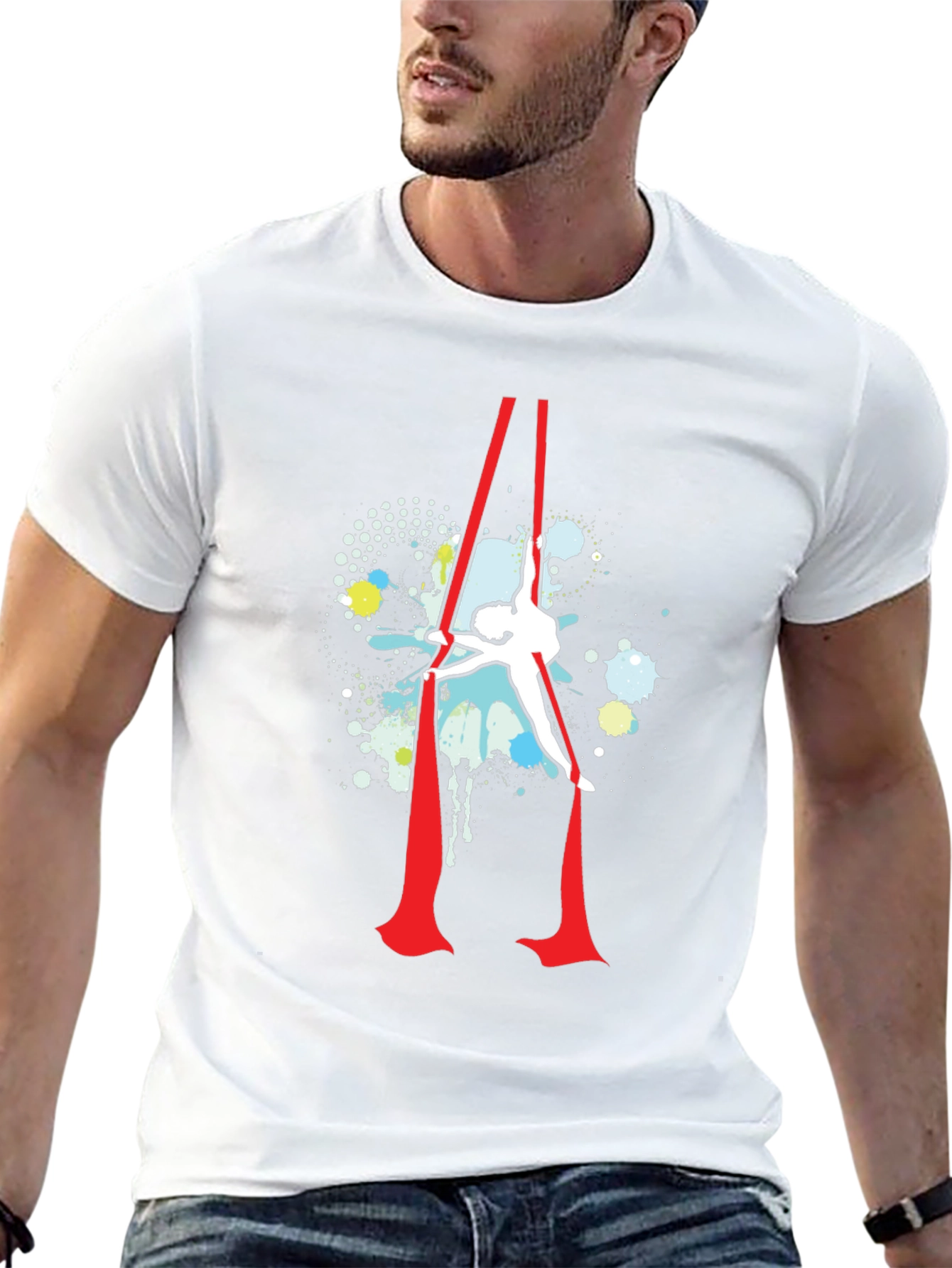 Aerial Acrobat T-Shirt - Unique Graphic Tee