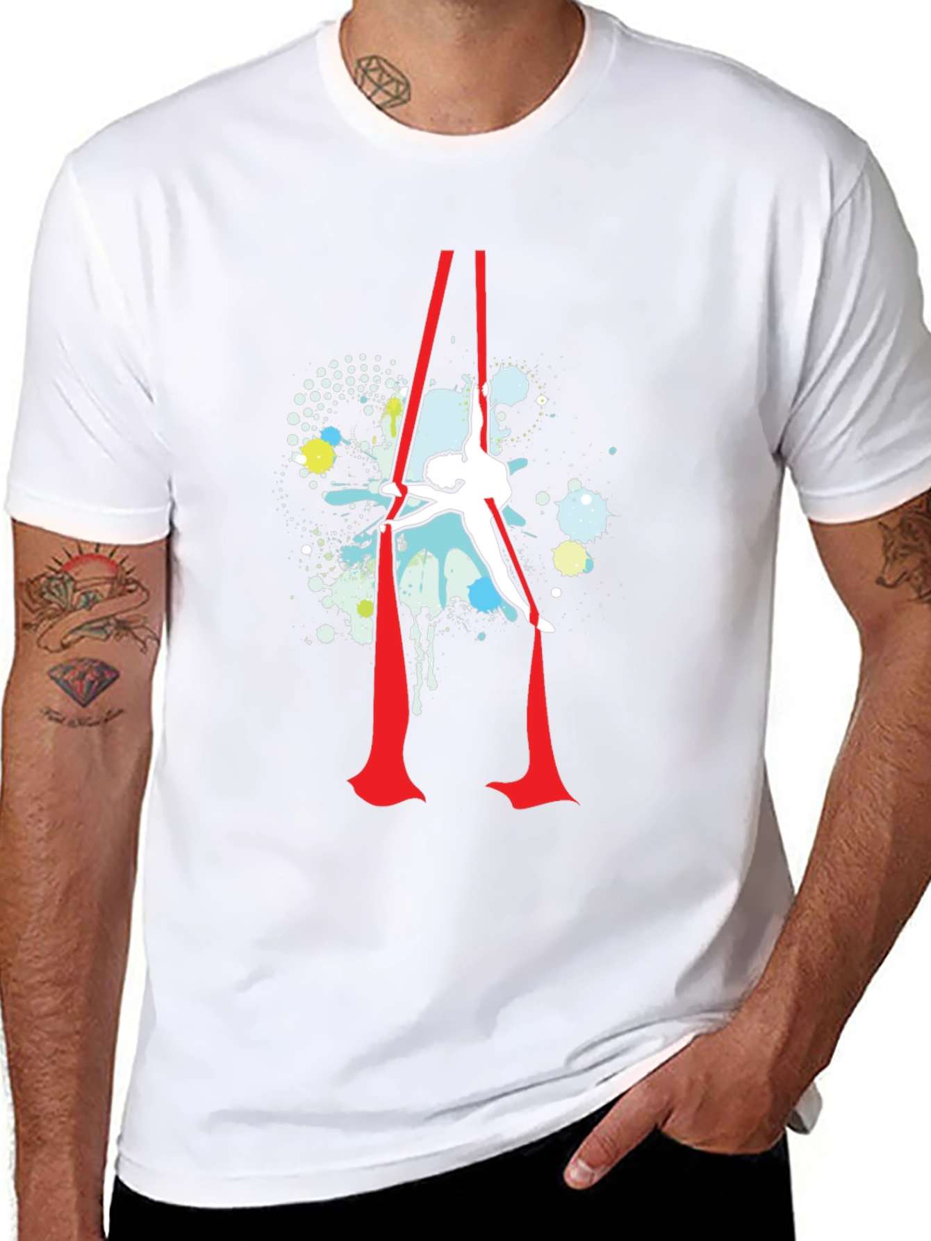 Aerial Acrobat T-Shirt - Unique Graphic Tee