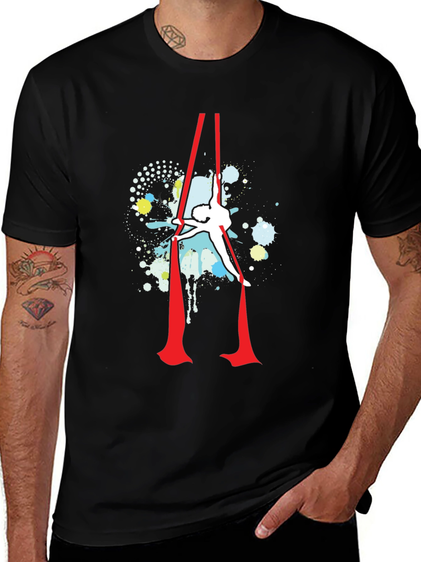 Aerial Acrobat T-Shirt - Unique Graphic Tee