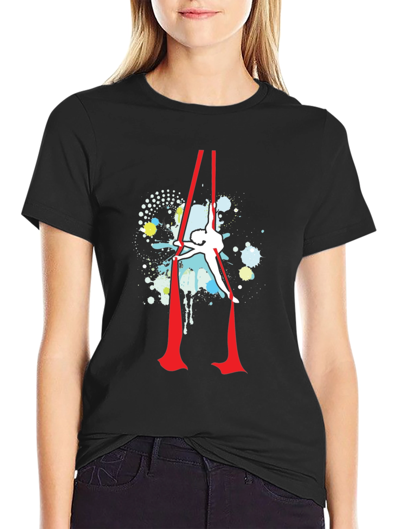Aerial Acrobat T-Shirt - Unique Graphic Tee