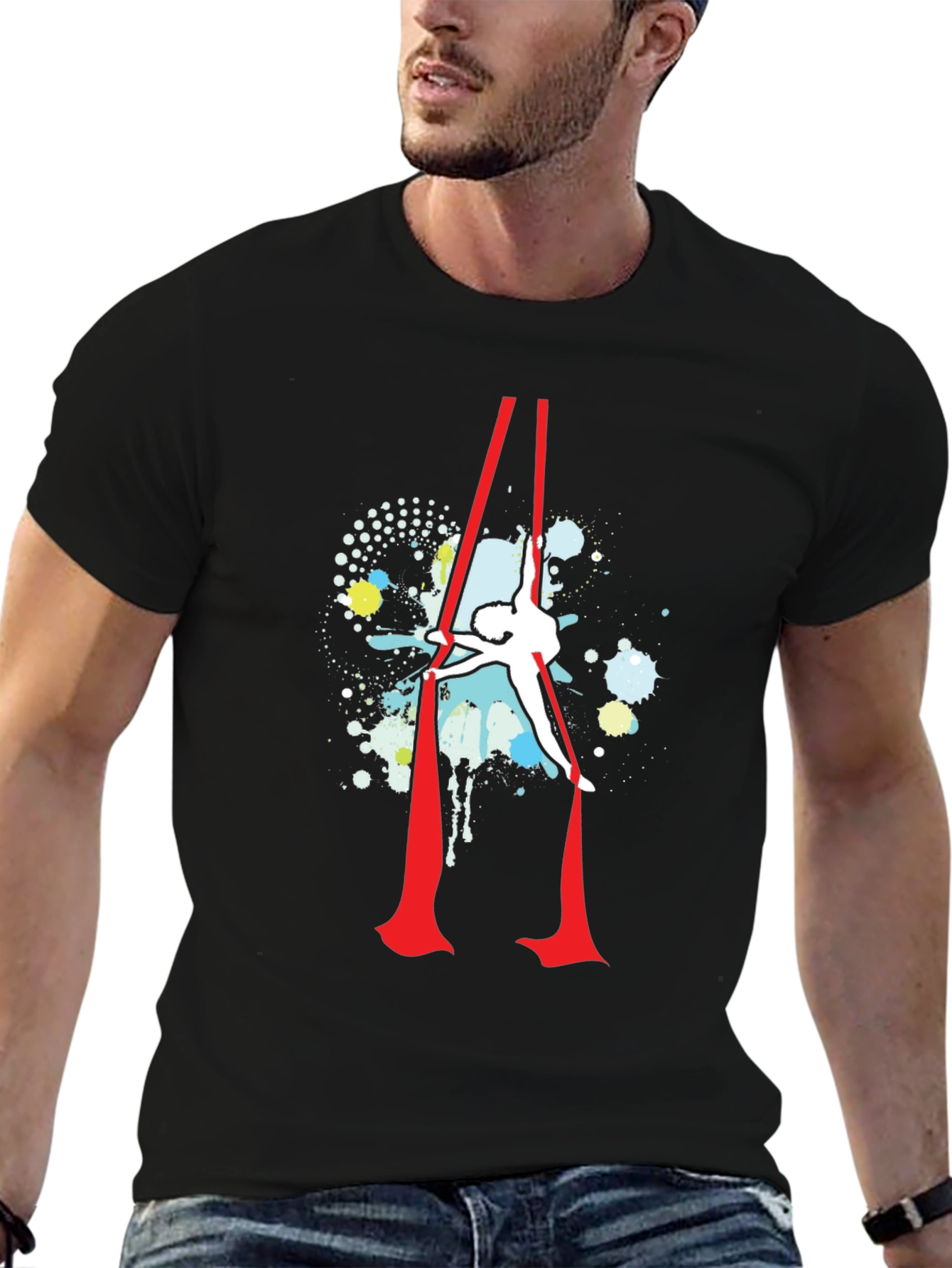 Aerial Acrobat T-Shirt - Unique Graphic Tee