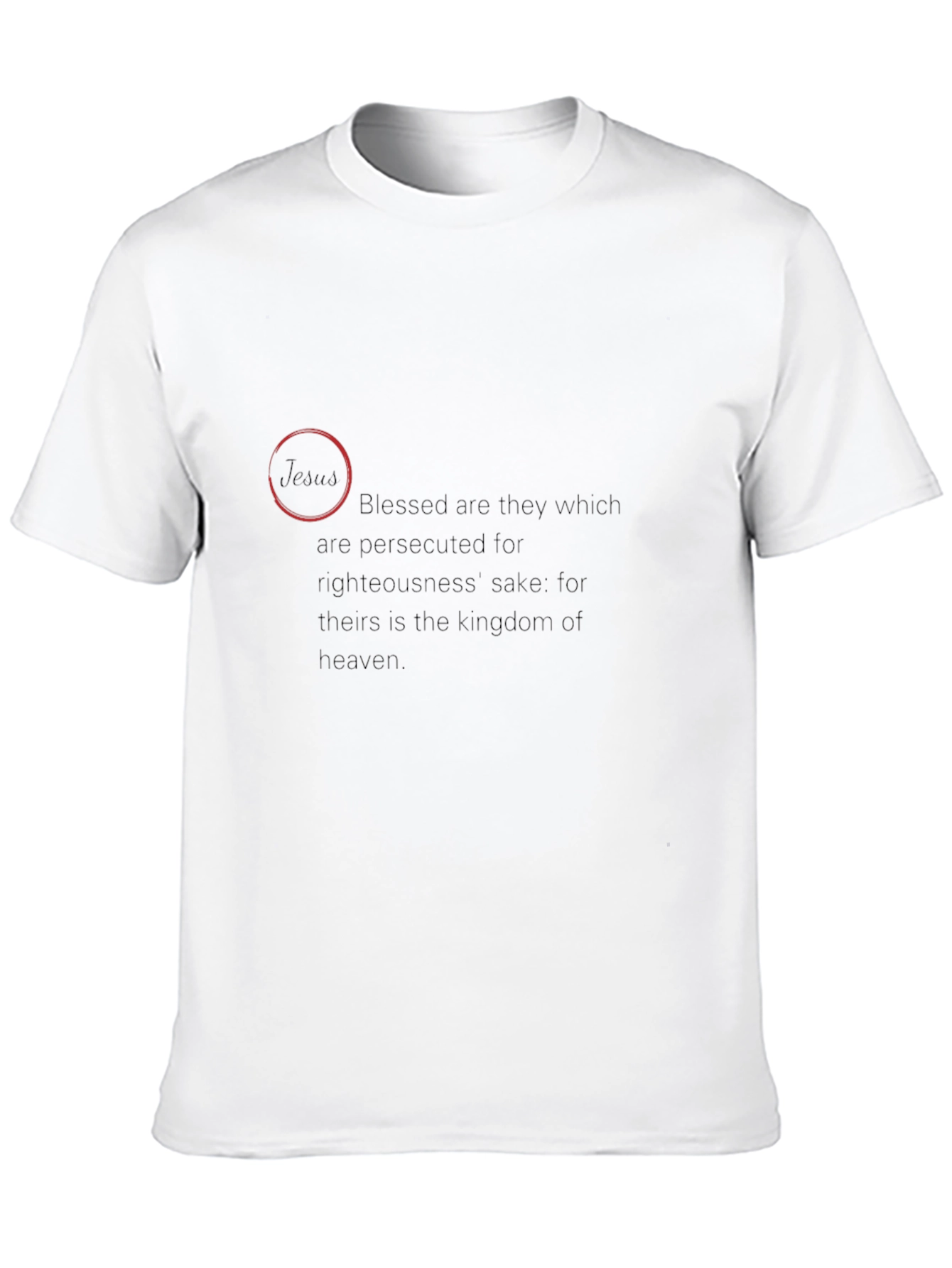 Beatitudes Black T-Shirt - Blessed Are They