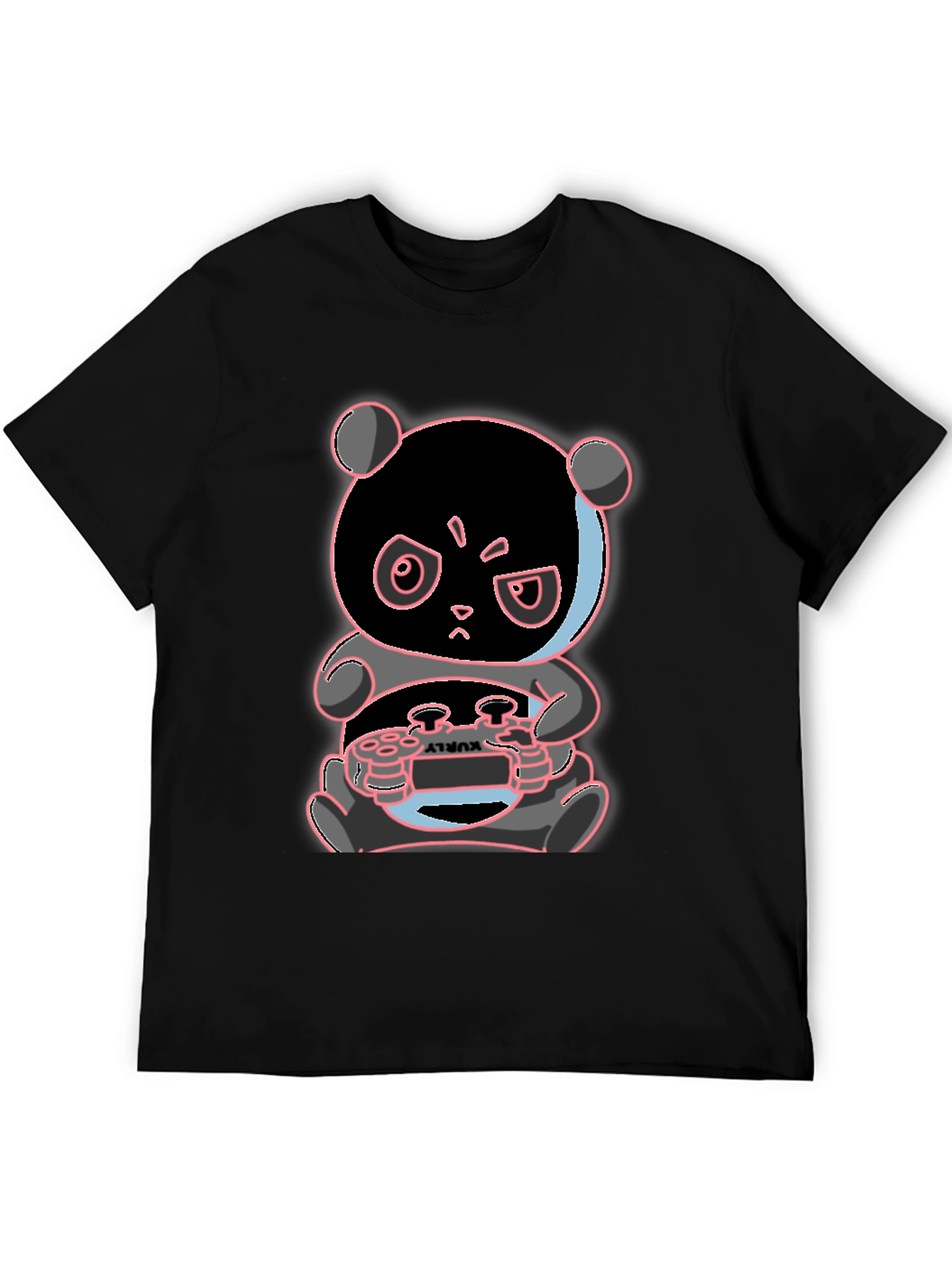 Gamer Panda T-Shirt - Playful Graphic Tee
