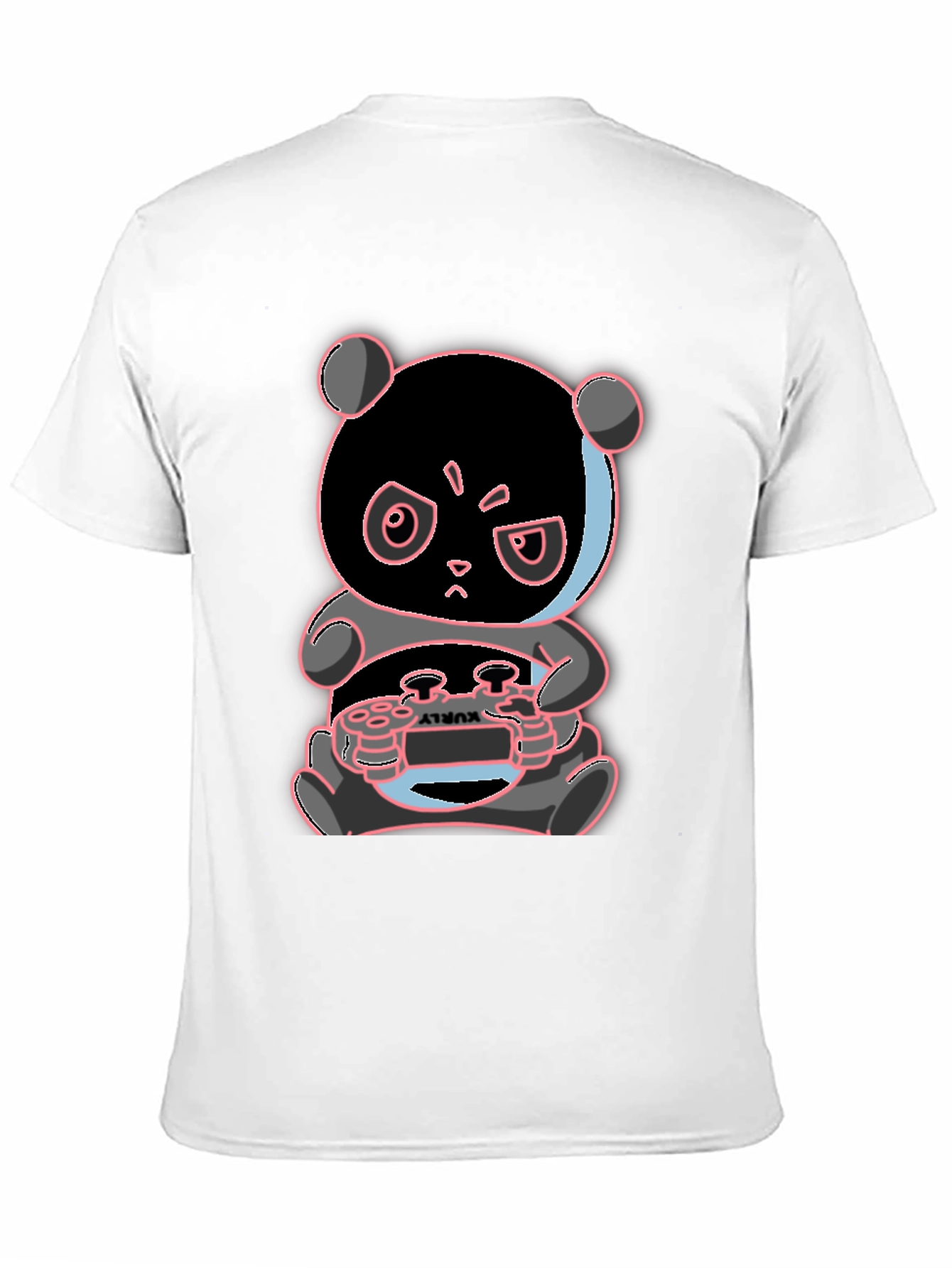Gamer Panda T-Shirt - Playful Graphic Tee
