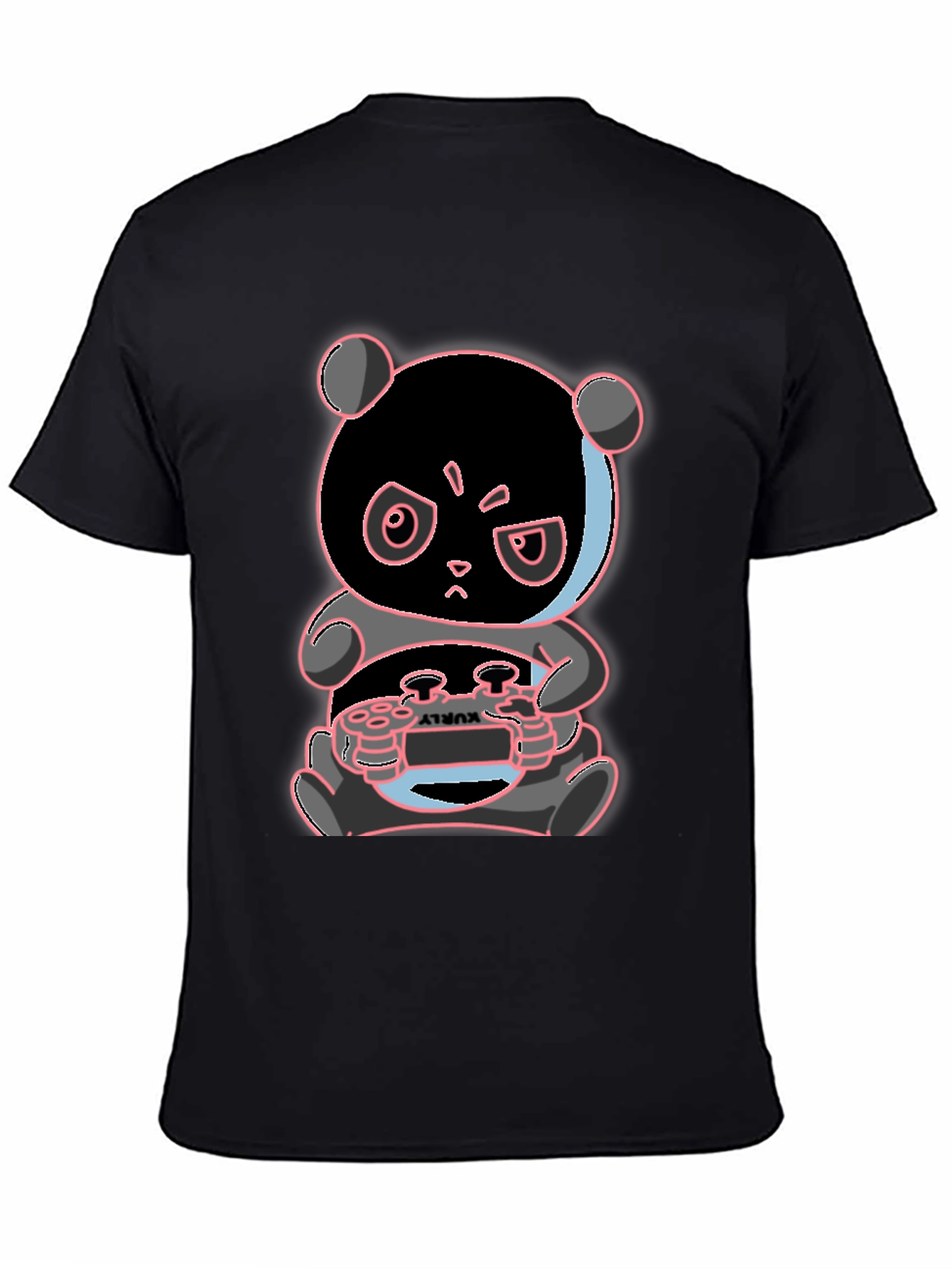 Gamer Panda T-Shirt - Playful Graphic Tee