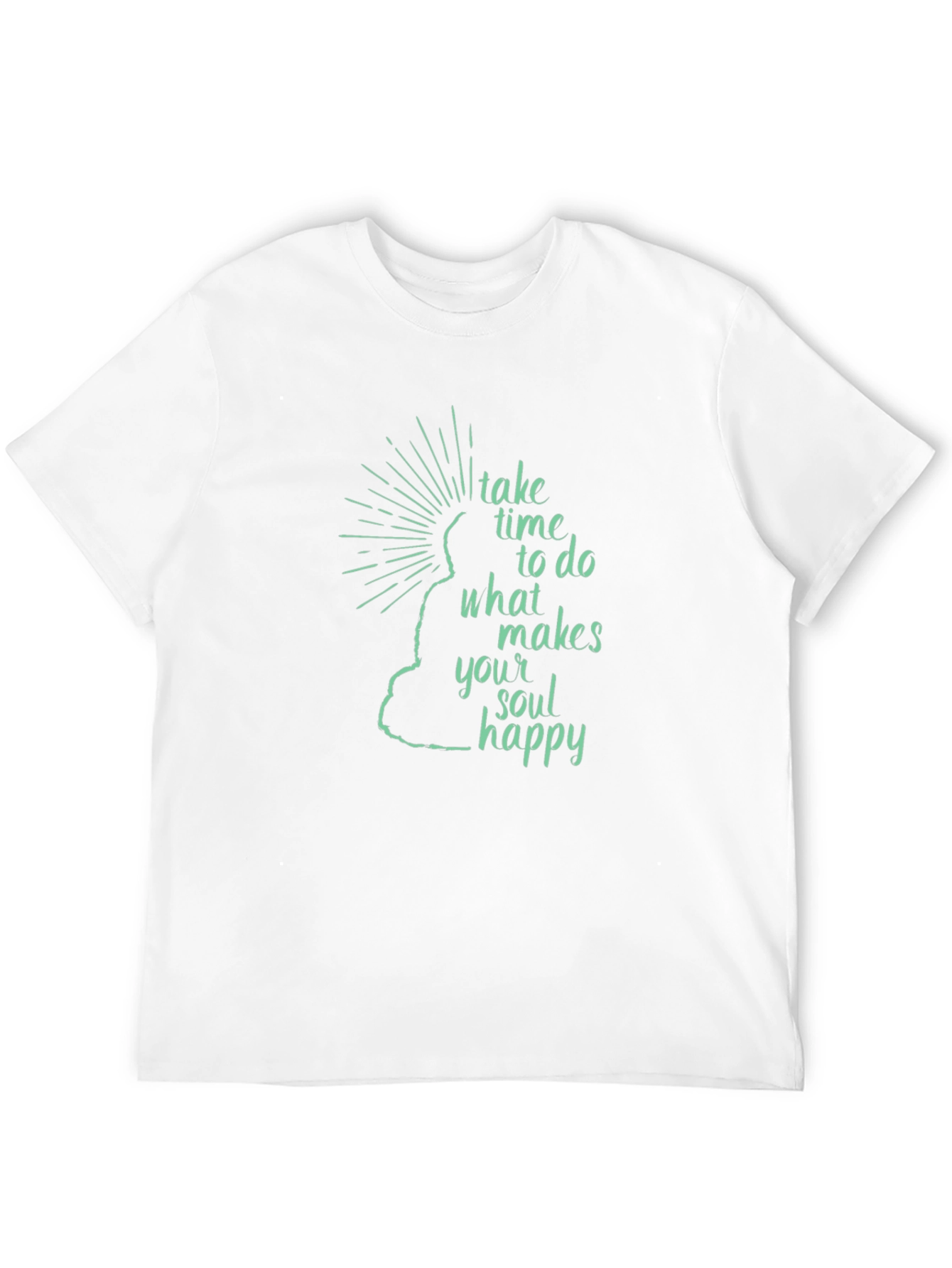 Soul Happy Graphic Tee - Mens Black T-Shirt