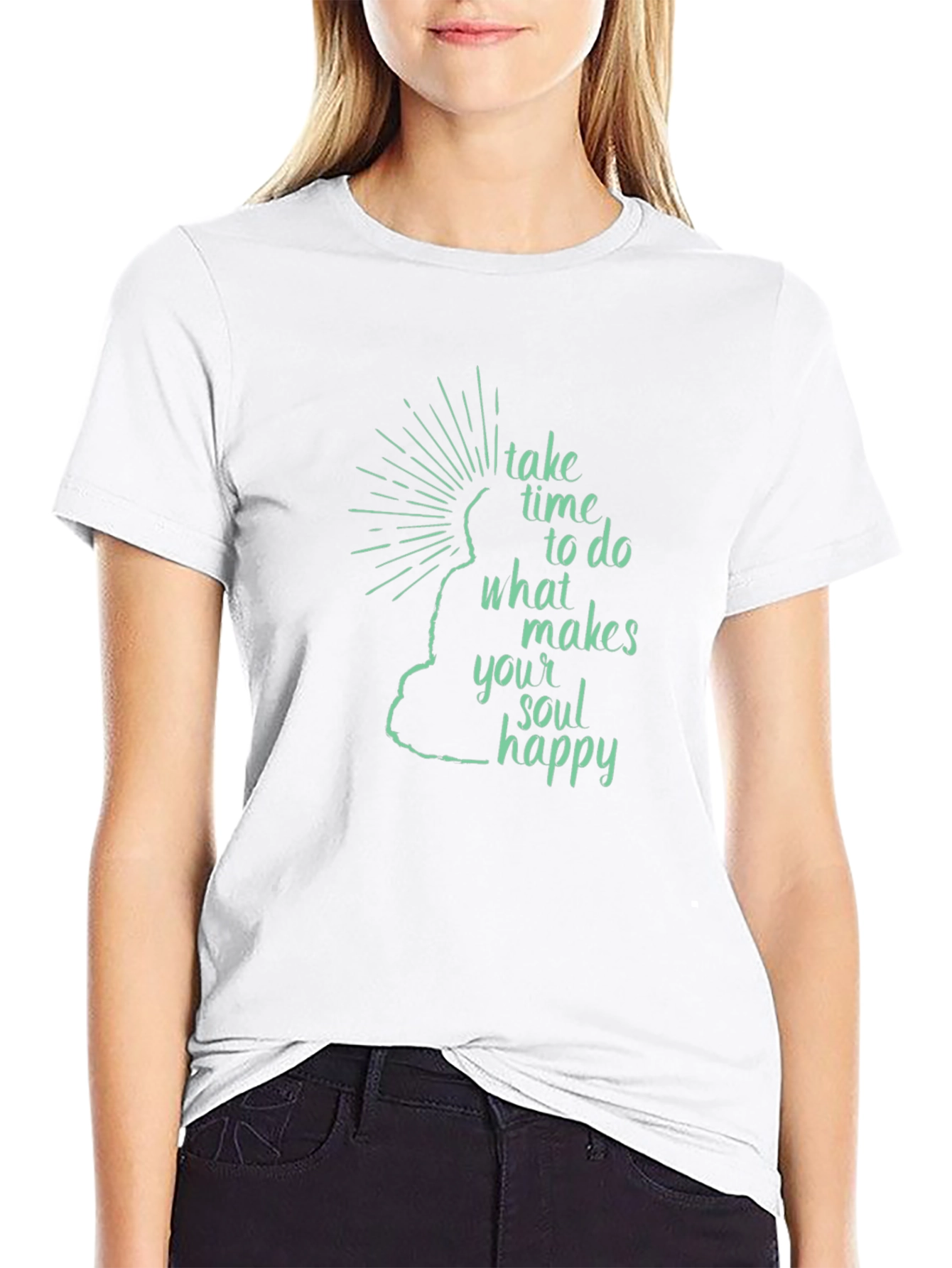 Soul Happy Graphic Tee - Mens Black T-Shirt