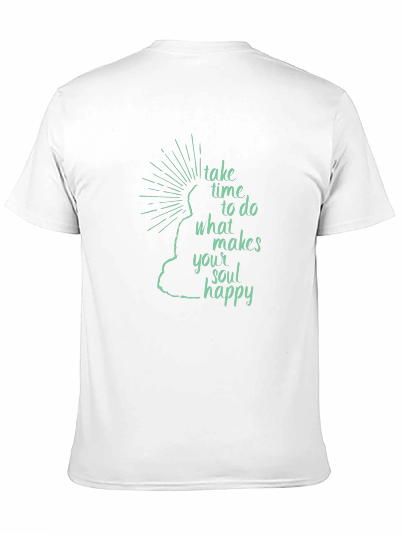 Soul Happy Graphic Tee - Mens Black T-Shirt