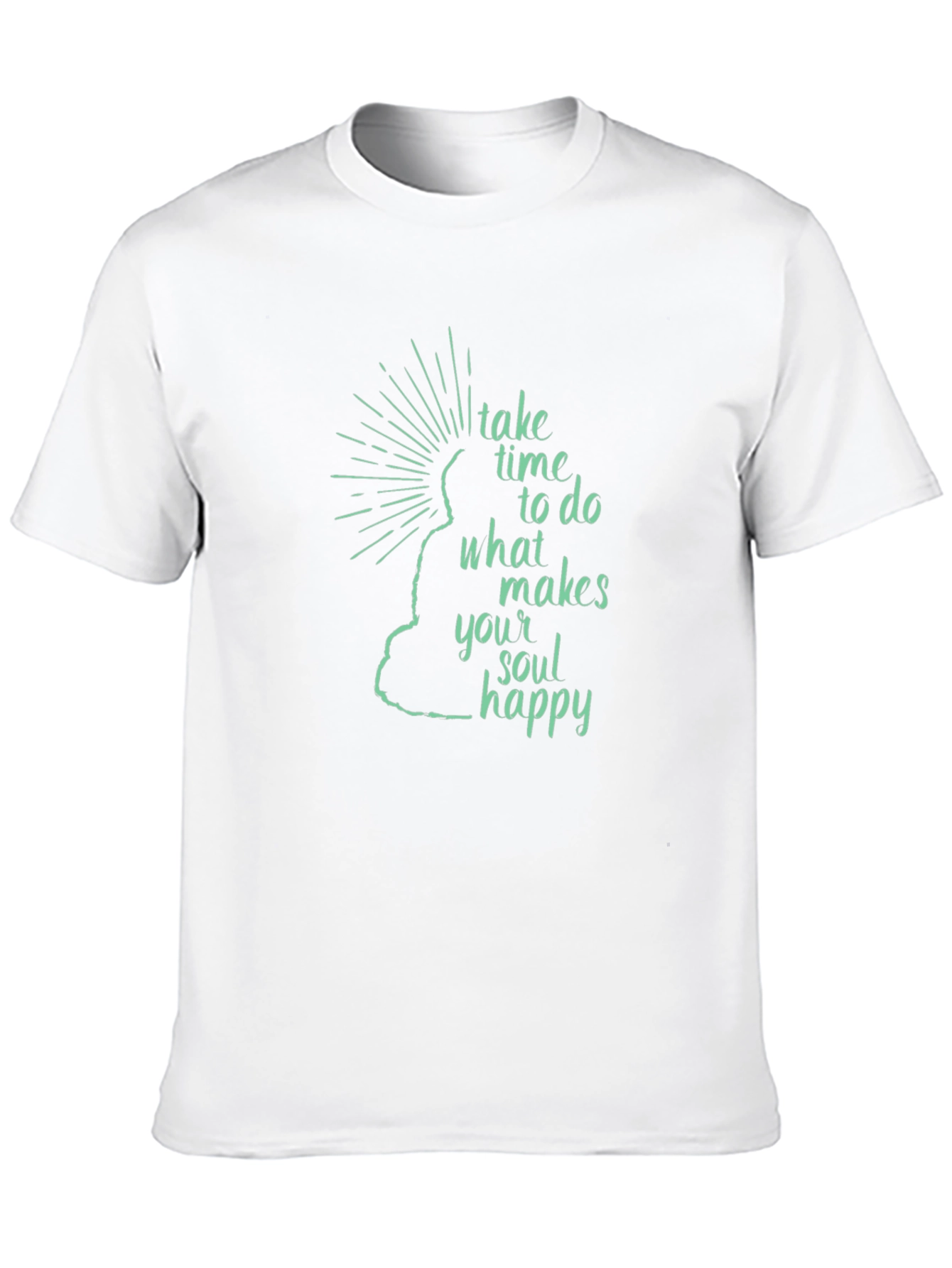 Soul Happy Graphic Tee - Mens Black T-Shirt
