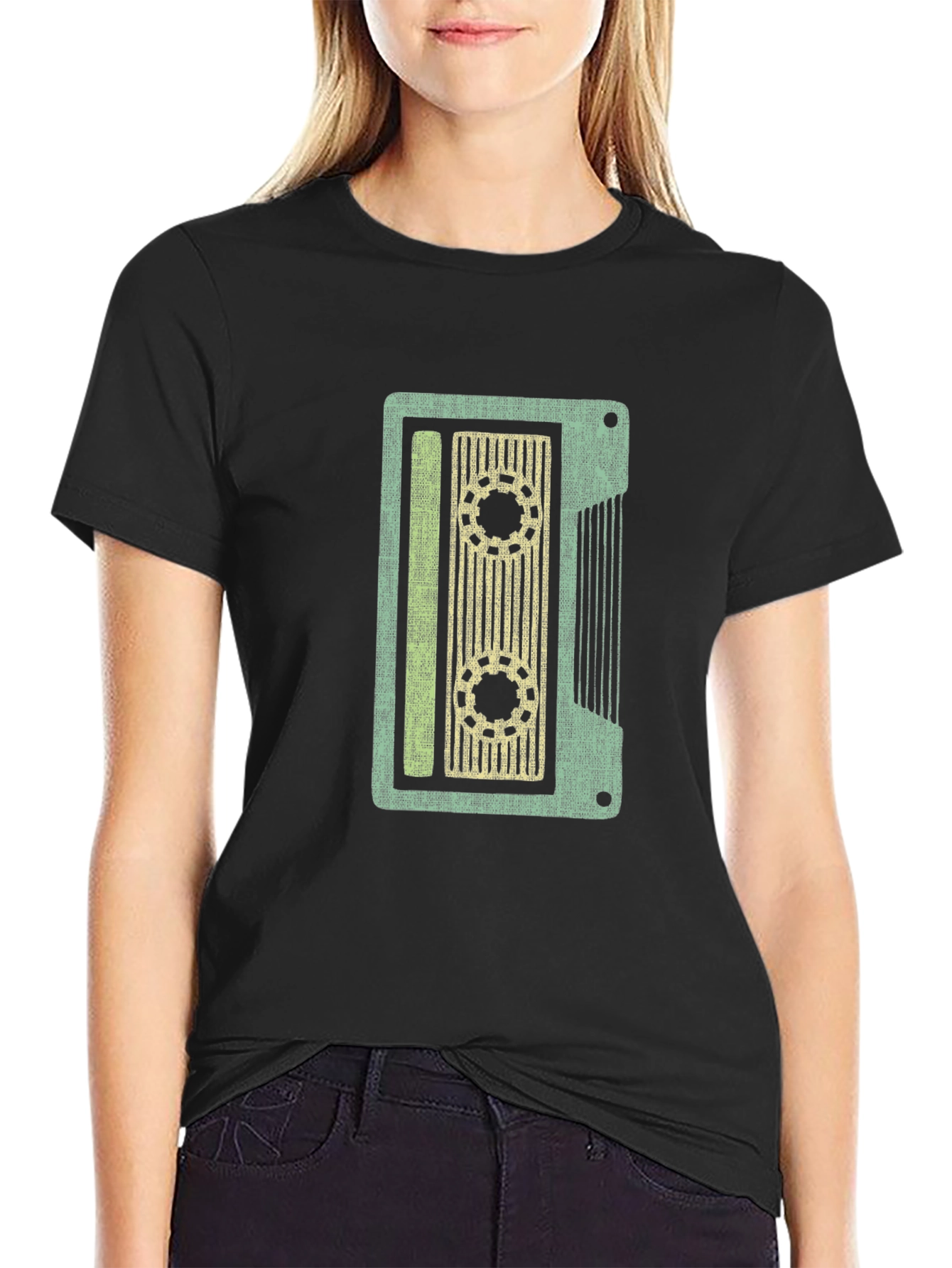 Retro Cassette Tape Graphic T-Shirt - Classic Style