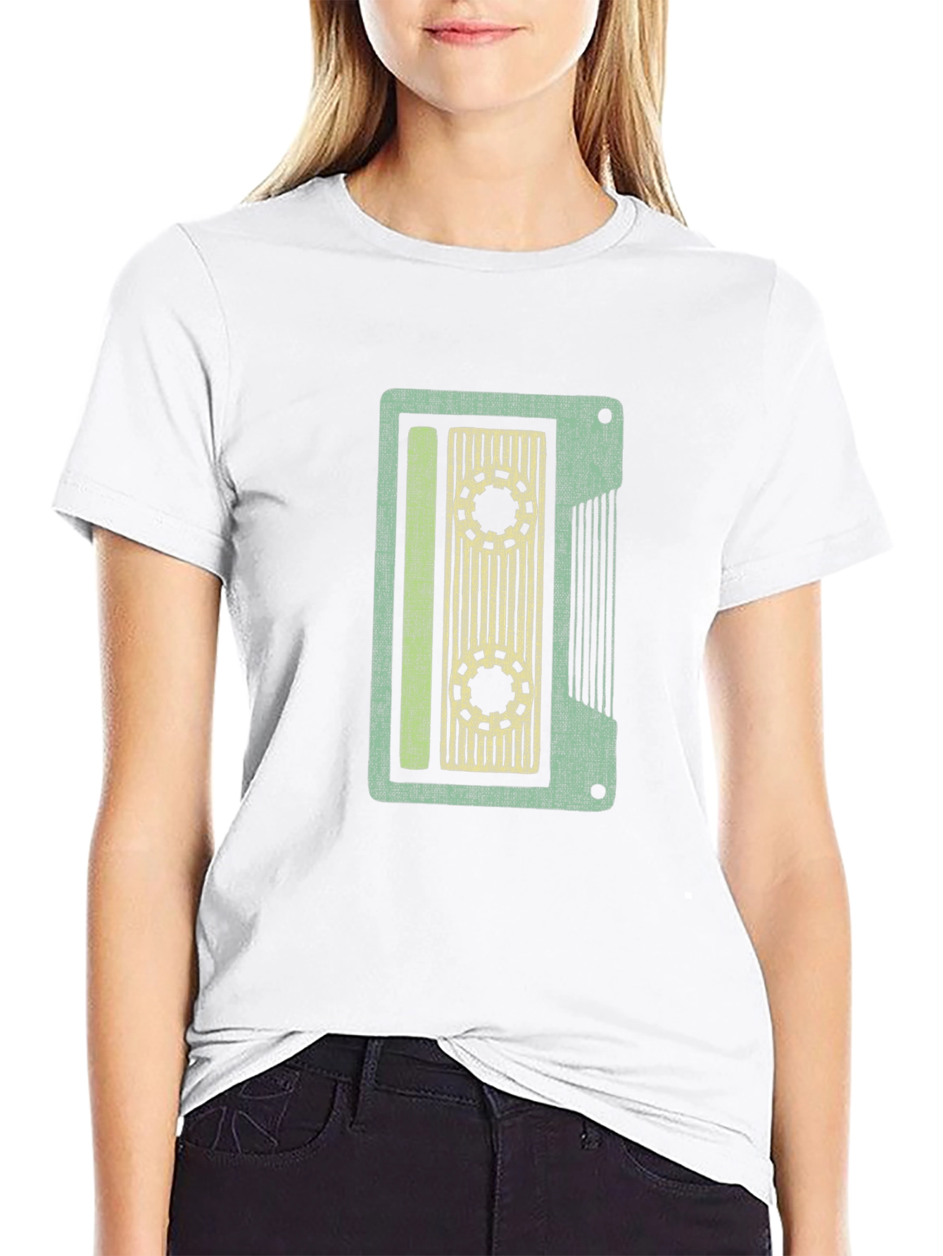 Retro Cassette Tape Graphic T-Shirt - Classic Style