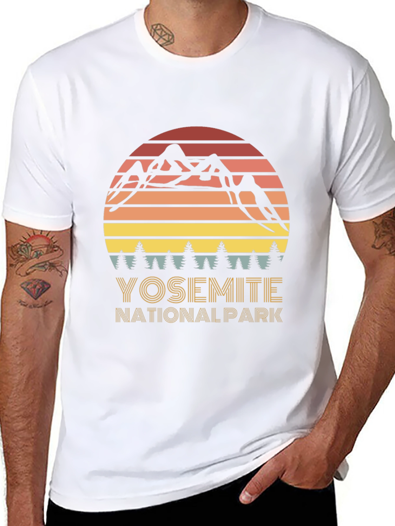 Yosemite National Park Graphic Tee - Retro Style