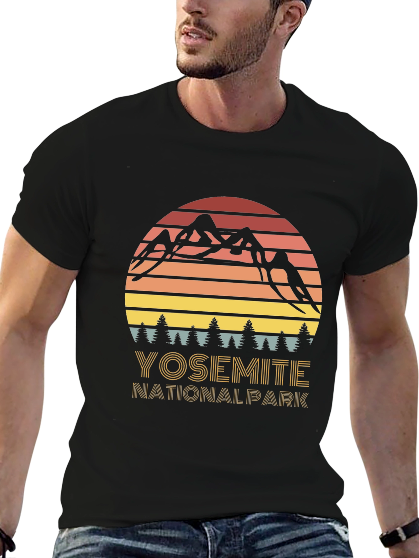 Yosemite National Park Graphic Tee - Retro Style