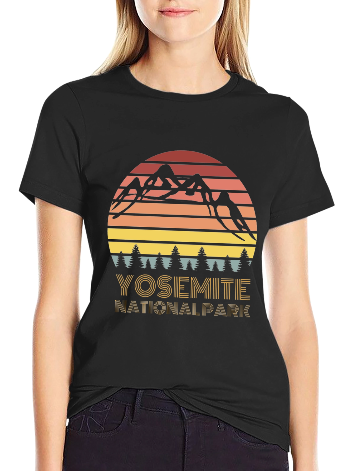 Yosemite National Park Graphic Tee - Retro Style