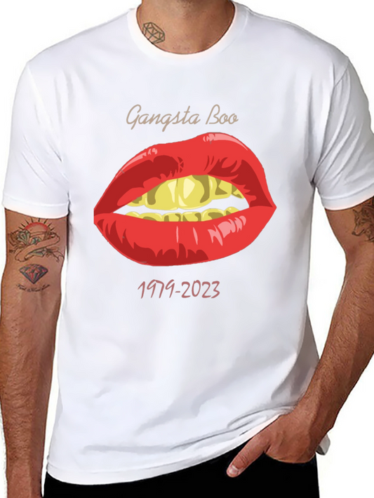 Gangsta Boo Memorial T-Shirt Lips Graphic