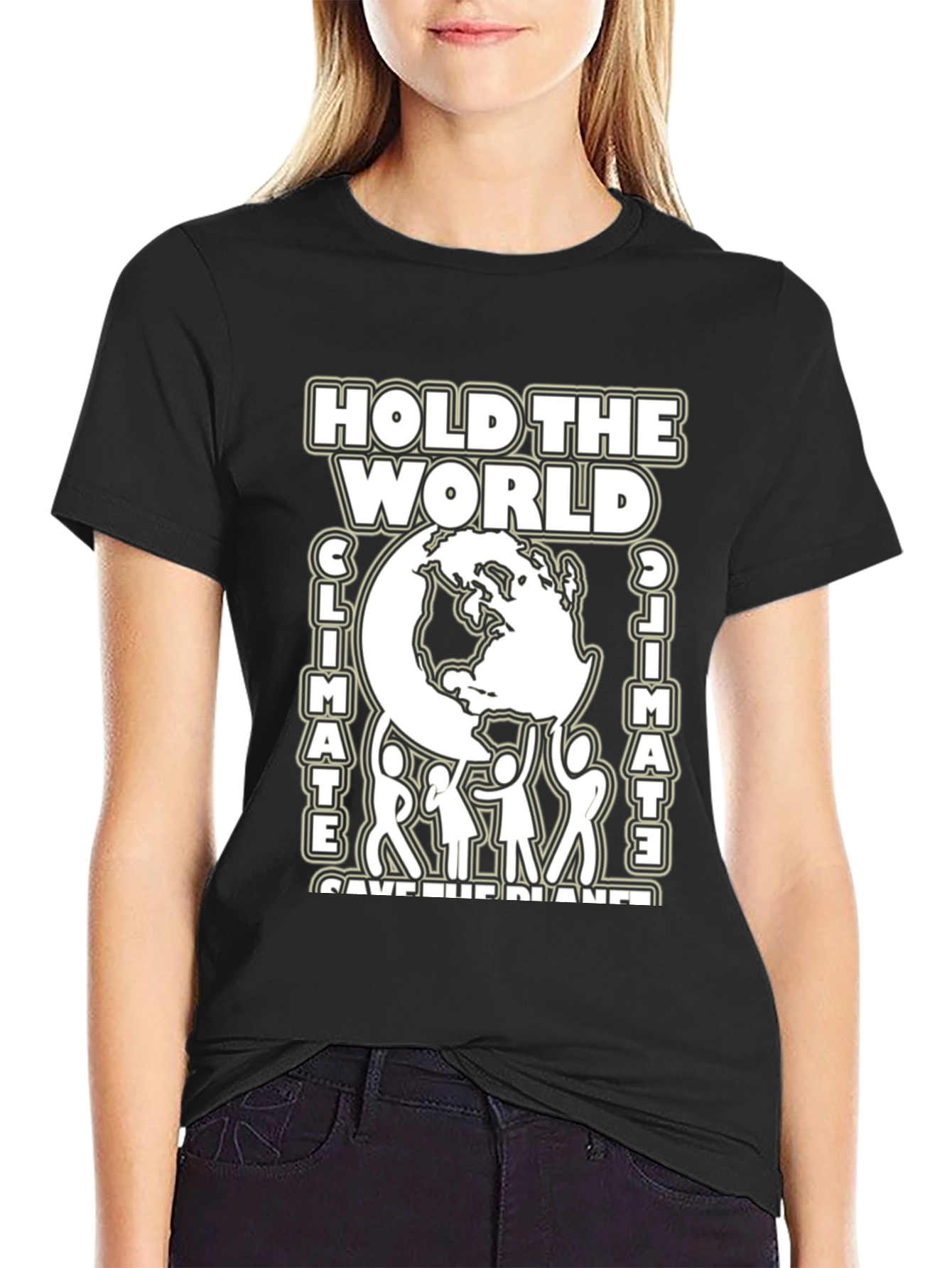 Hold The World Save The Planet Tee