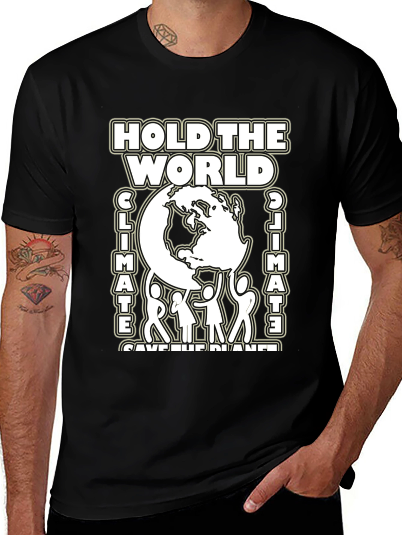 Hold The World Save The Planet Tee
