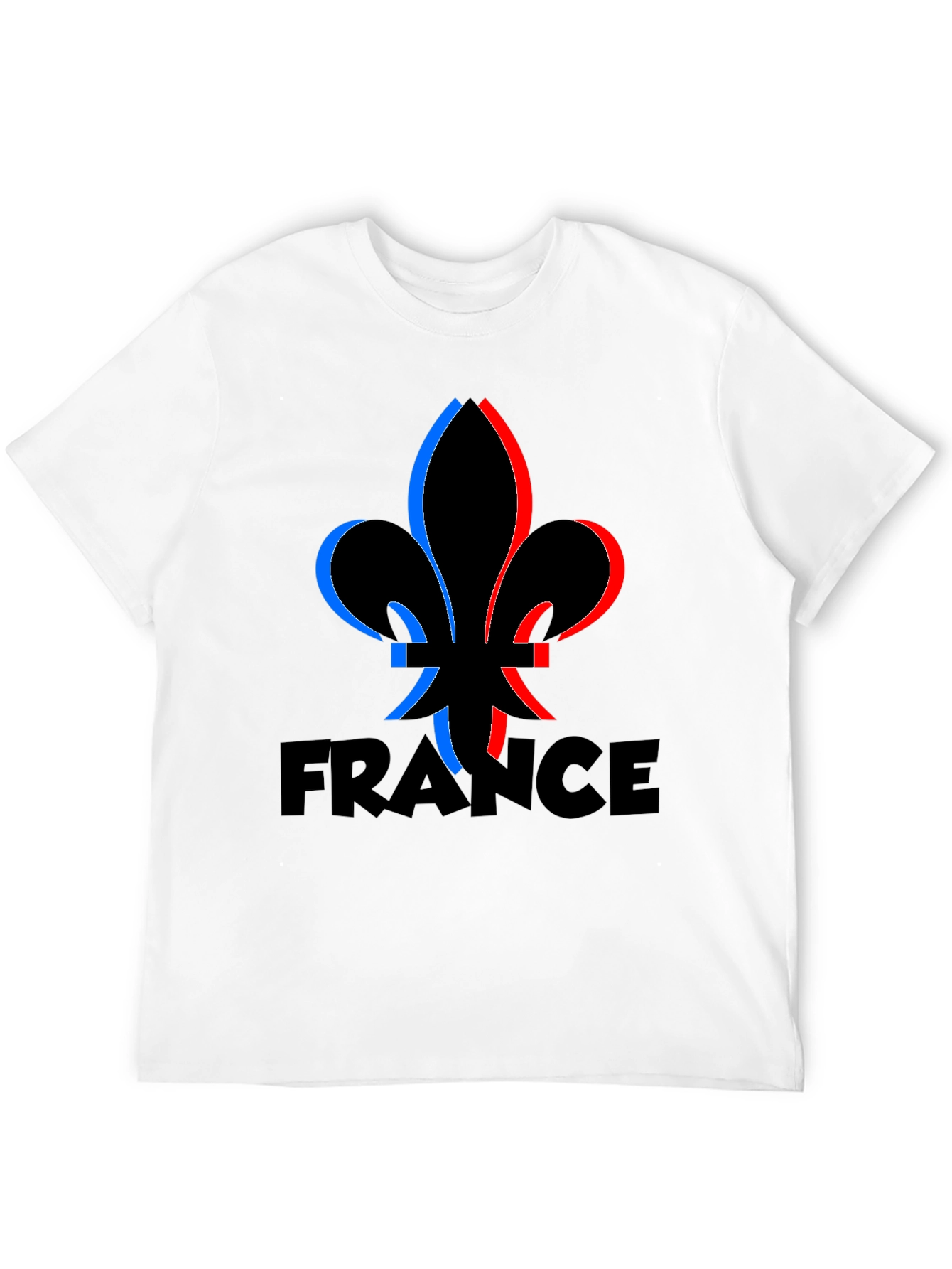 France Fleur-de-lis Graphic Tee - Black