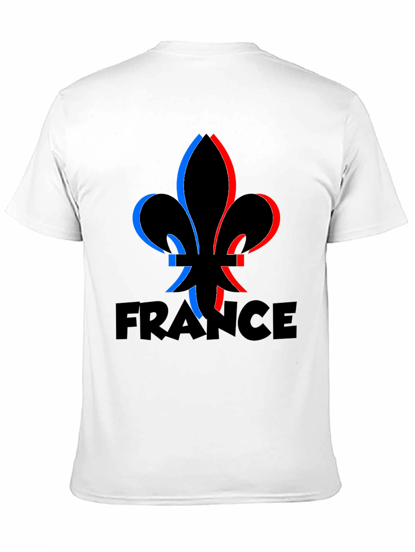 France Fleur-de-lis Graphic Tee - Black