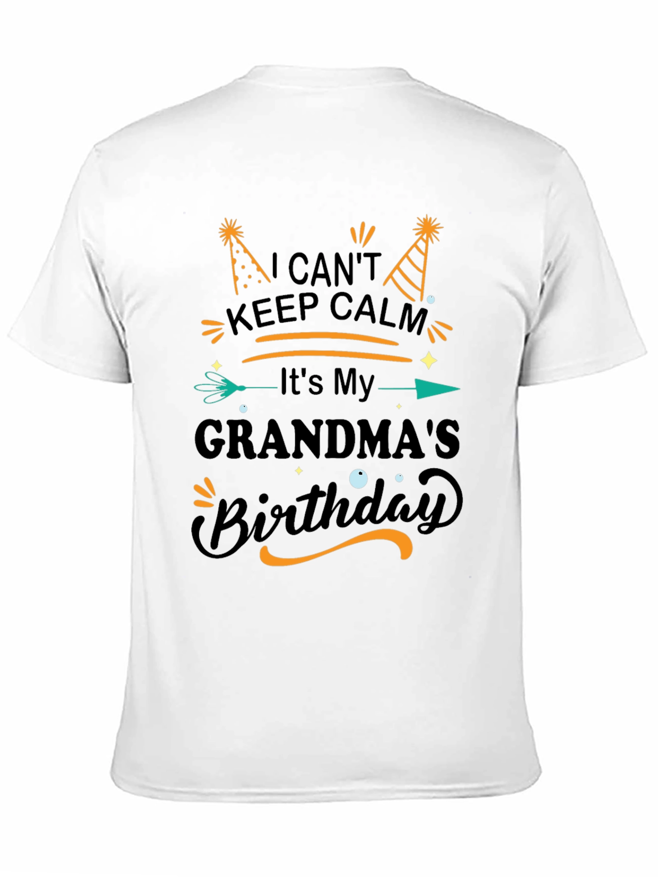 Grandmas Birthday T-Shirt - Keep Calm