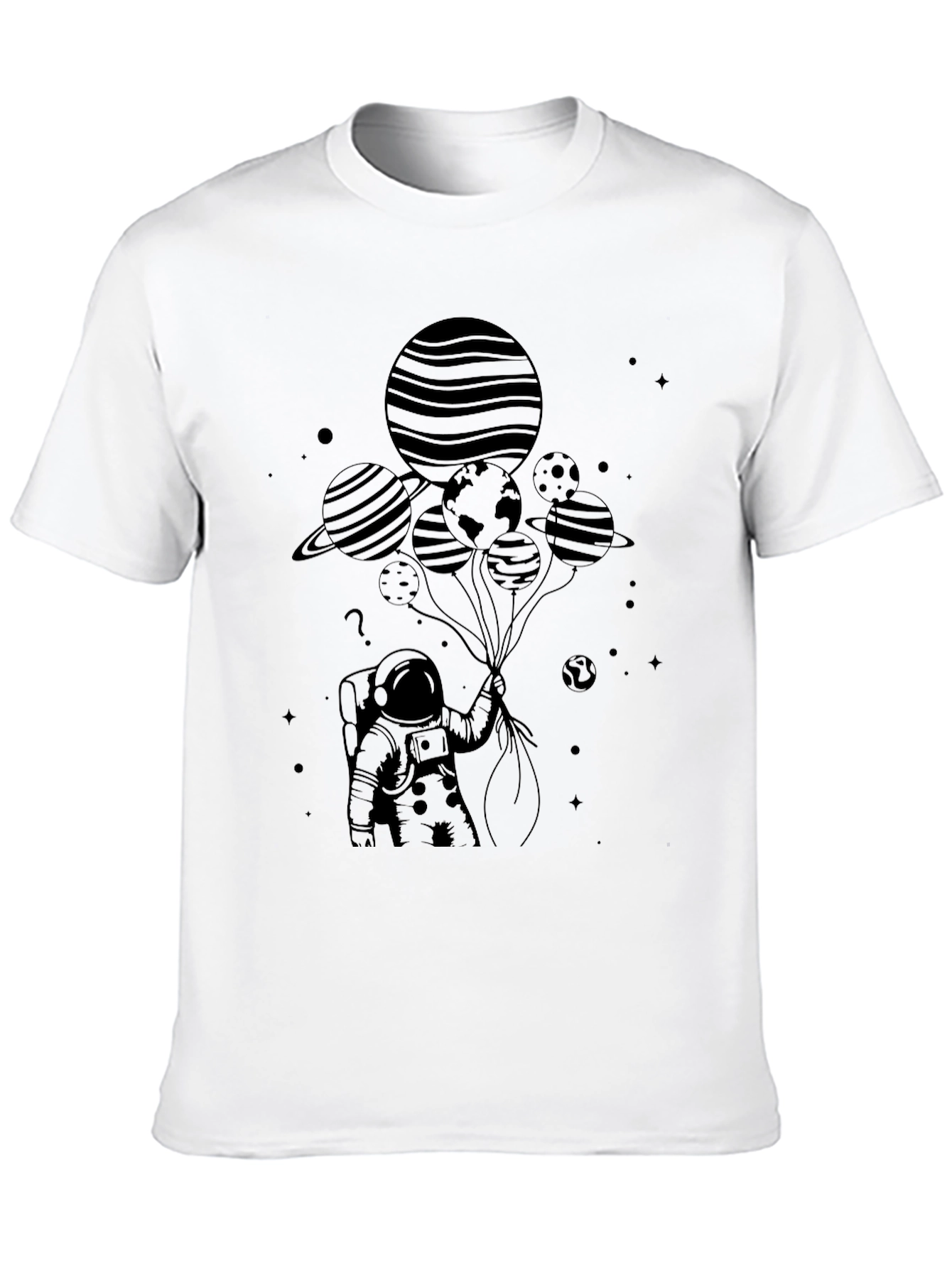 Astronaut & Planet Balloon Graphic Tee