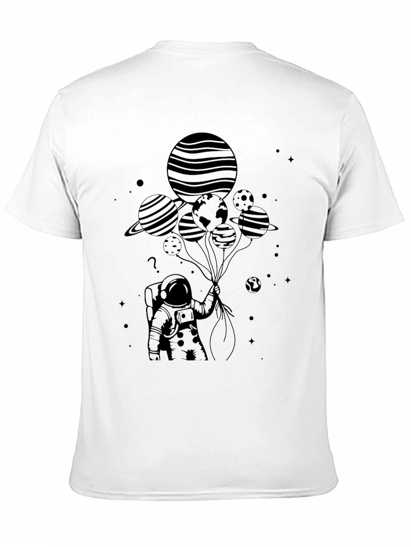 Astronaut & Planet Balloon Graphic Tee
