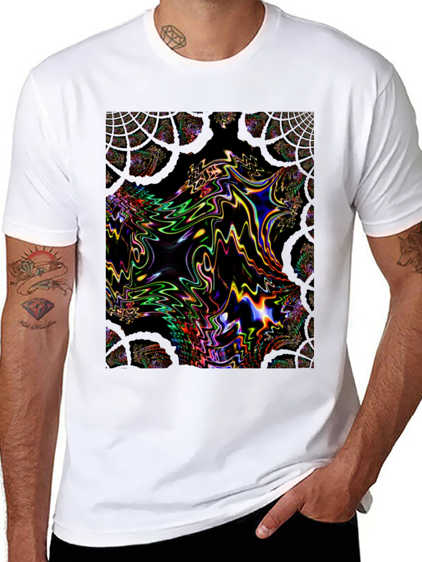 Psychedelic Swirl T-Shirt - Unique Graphic Tee