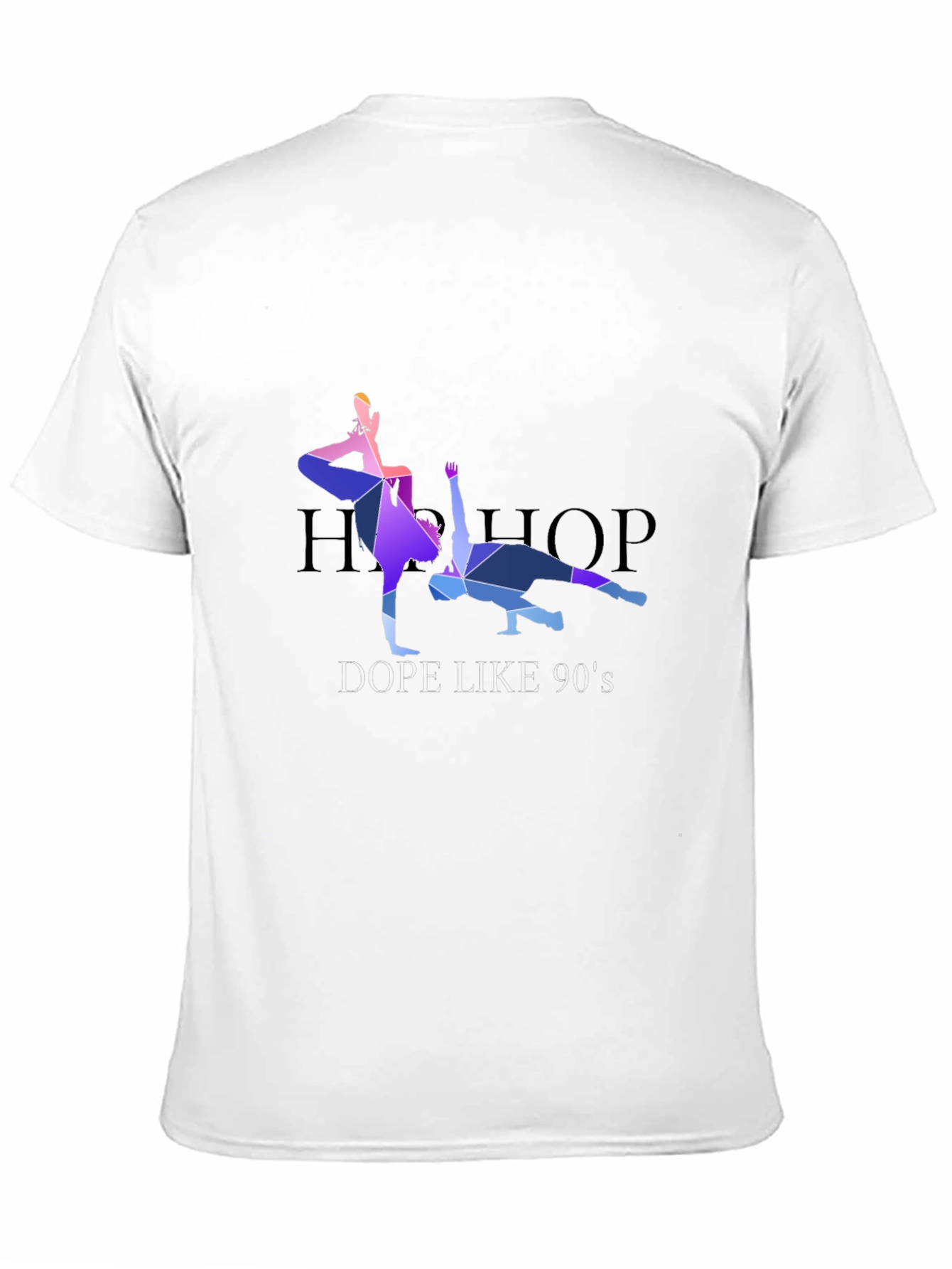Geometric Hip Hop Dancer Graphic T-Shirt