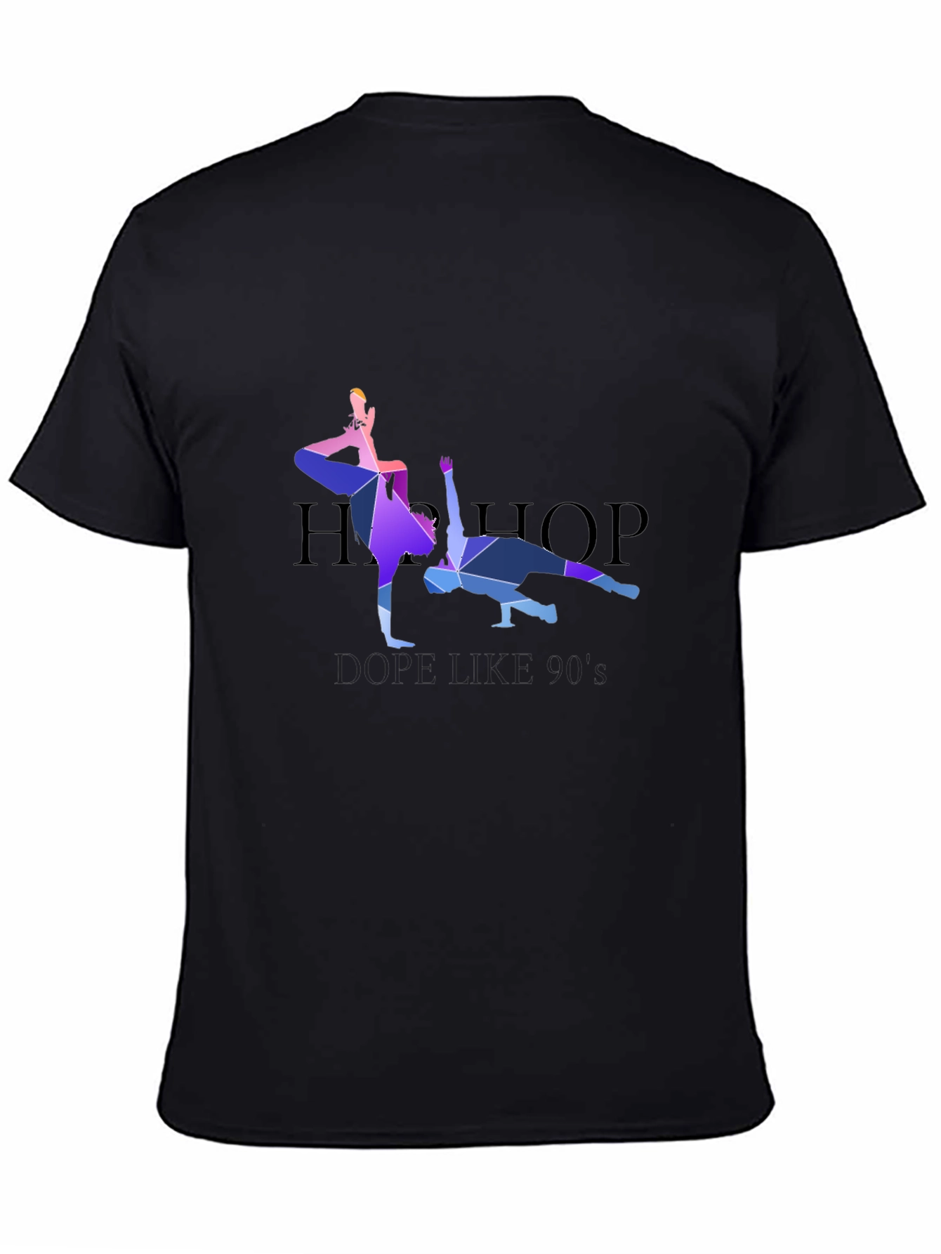 Geometric Hip Hop Dancer Graphic T-Shirt