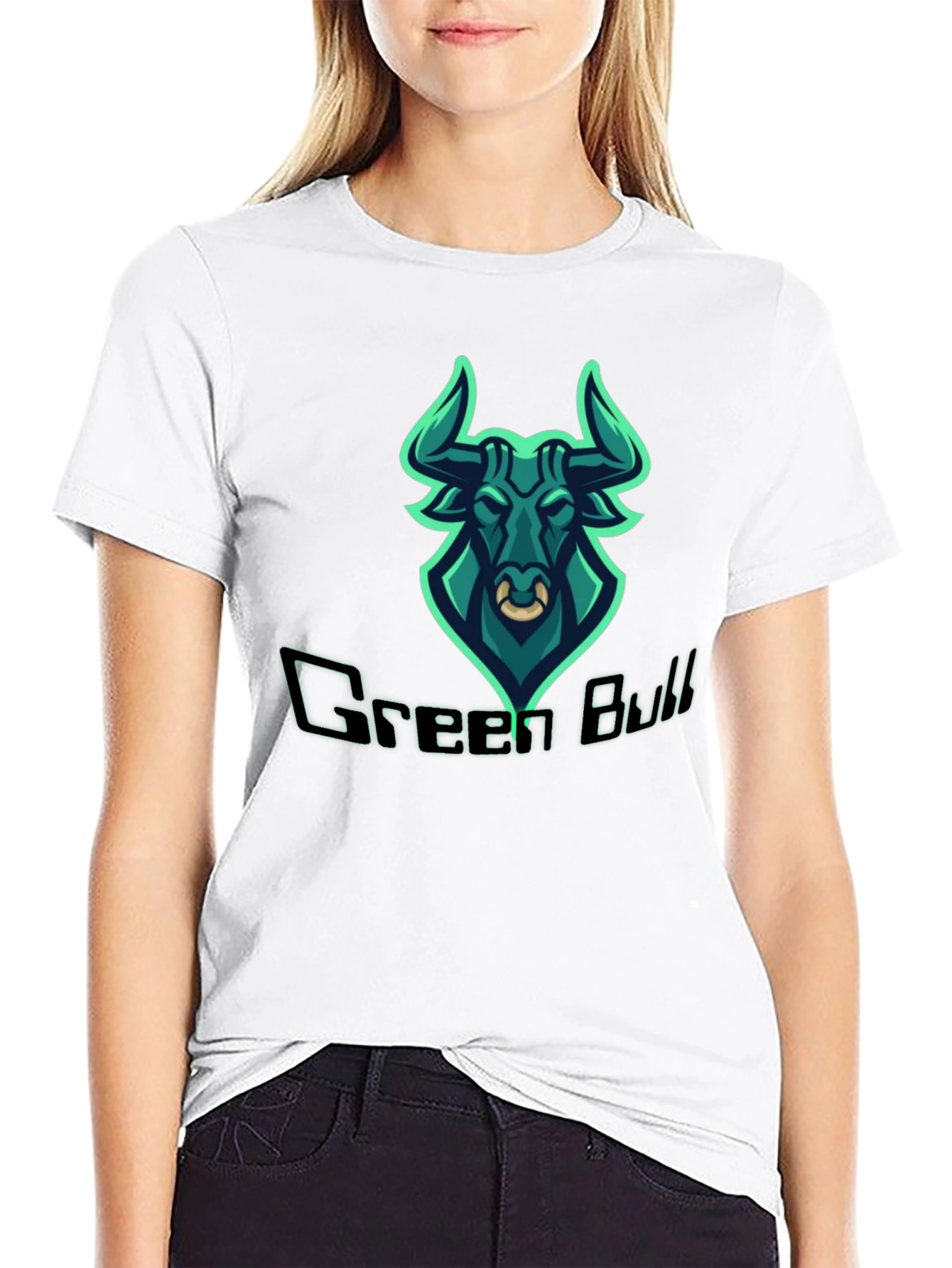 Green Bull Graphic Tee - Mens Black T-Shirt
