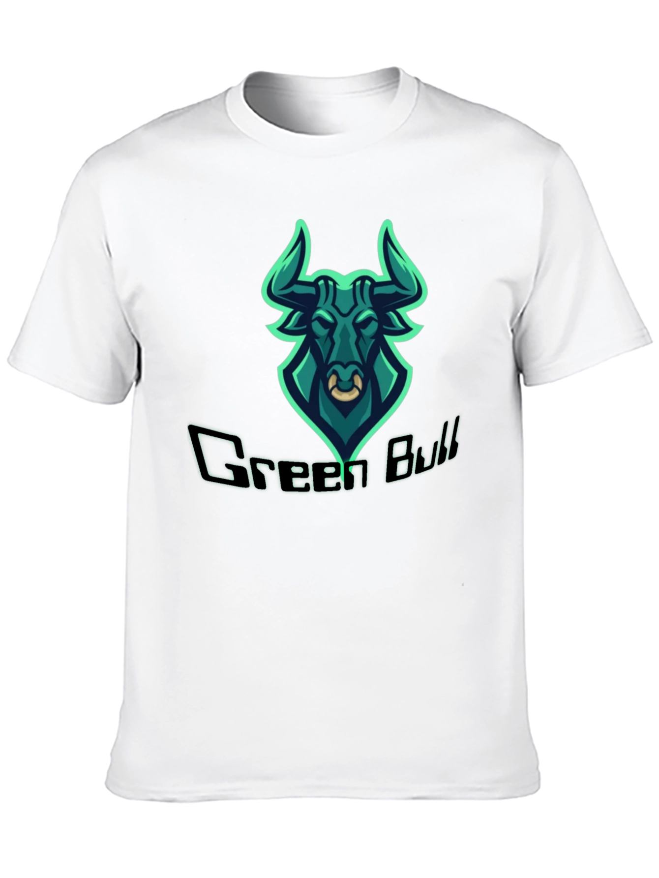 Green Bull Graphic Tee - Mens Black T-Shirt